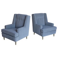 Pair of Lounge Chairs by Edward Wormley for Dunbar