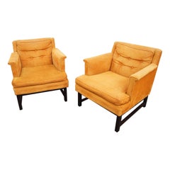 Pair of Lounge Chairs by Edward Wormley for Dunbar