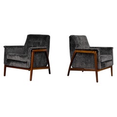 Pair of Lounge Chairs by Edward Wormley for Dunbar Pair of Lounge Chairs by Edward Wormley for Dunbar
