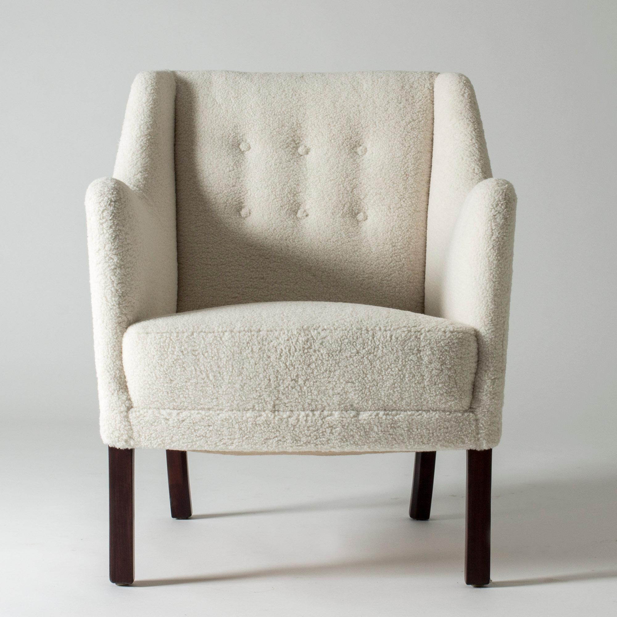 Paire de fauteuils de salon par Einar Larsen Bon état - En vente à Stockholm, SE