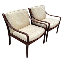 Pair of Lounge Chairs by Fredrik Kayser for Vatne Møbler, 1960s