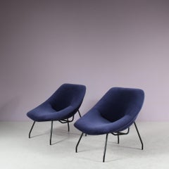Pair of lounge chairs by GAR, France 1950
