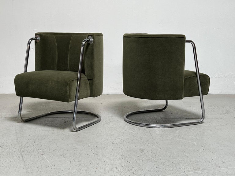 Pair of Lounge Chairs by Gilbert Rohde for Troy Sunshade Company For ...