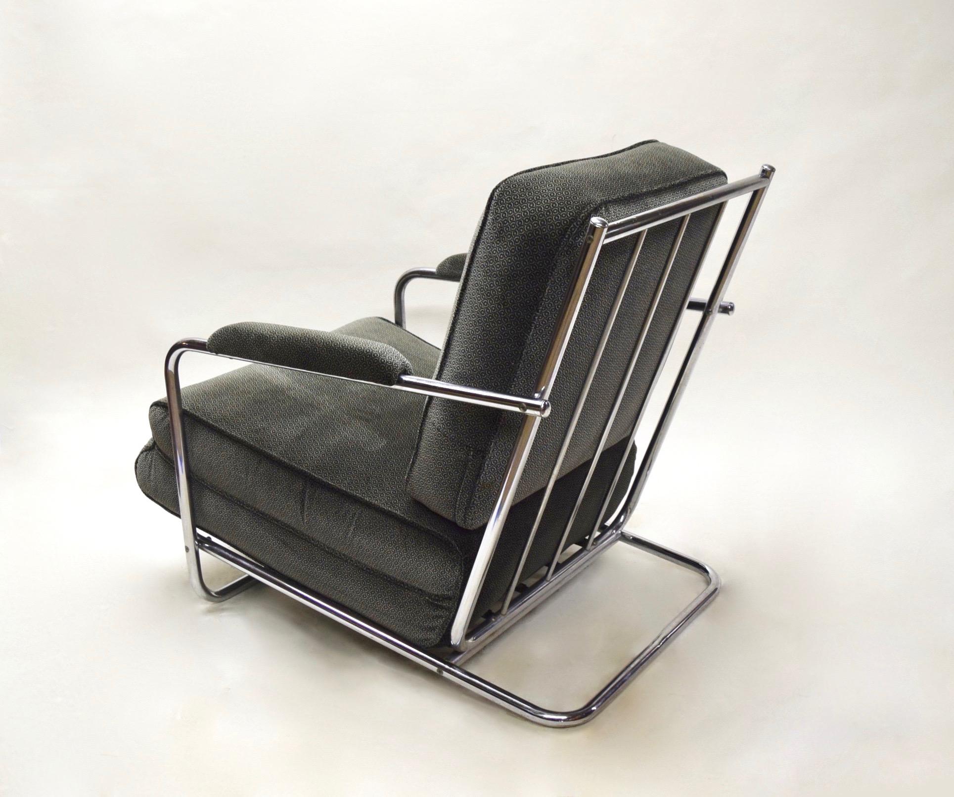 Pair of Lounge Chairs by Gilbert Rohde, USA Circa 1935 3
