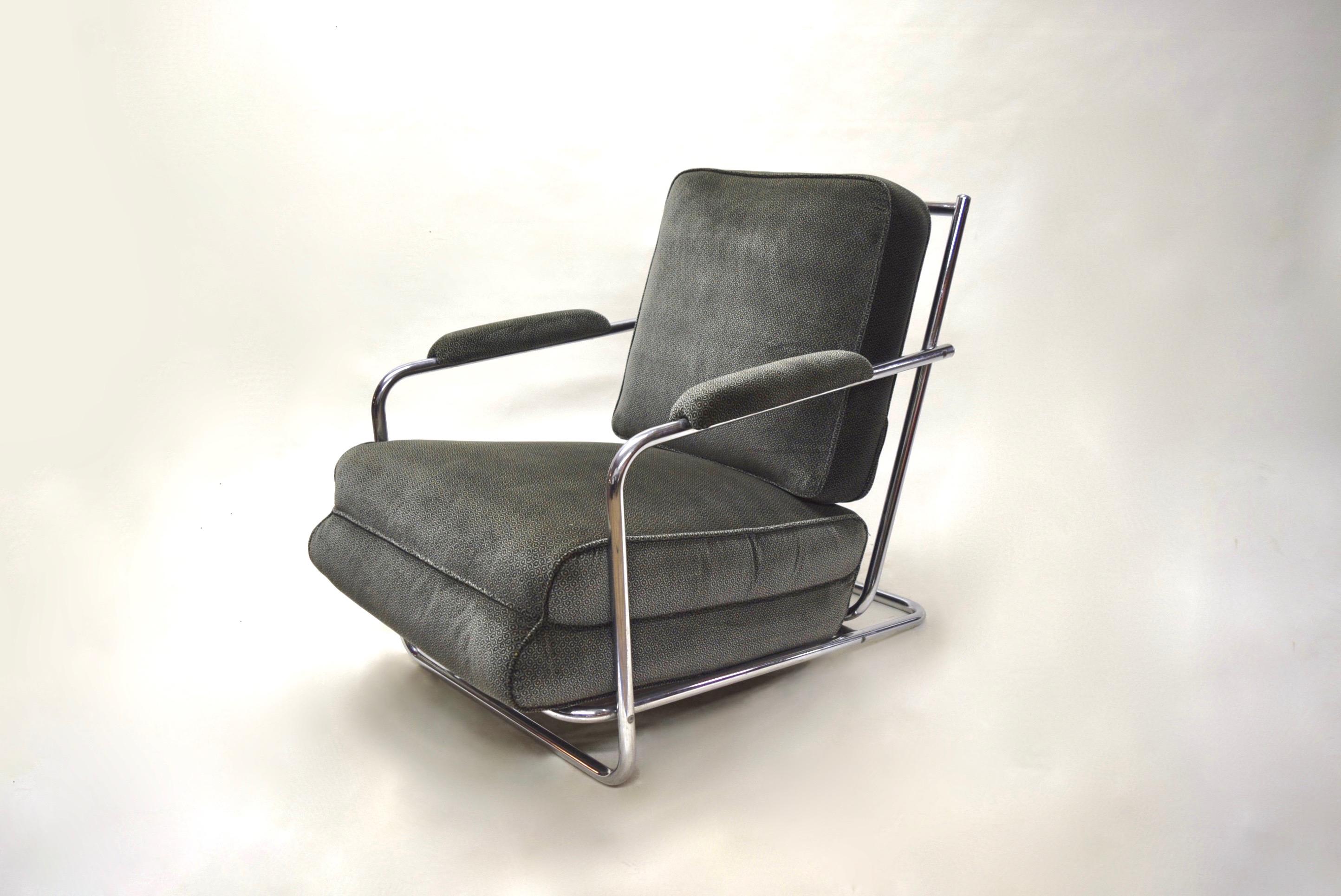 Pair of Lounge Chairs by Gilbert Rohde, USA Circa 1935 4