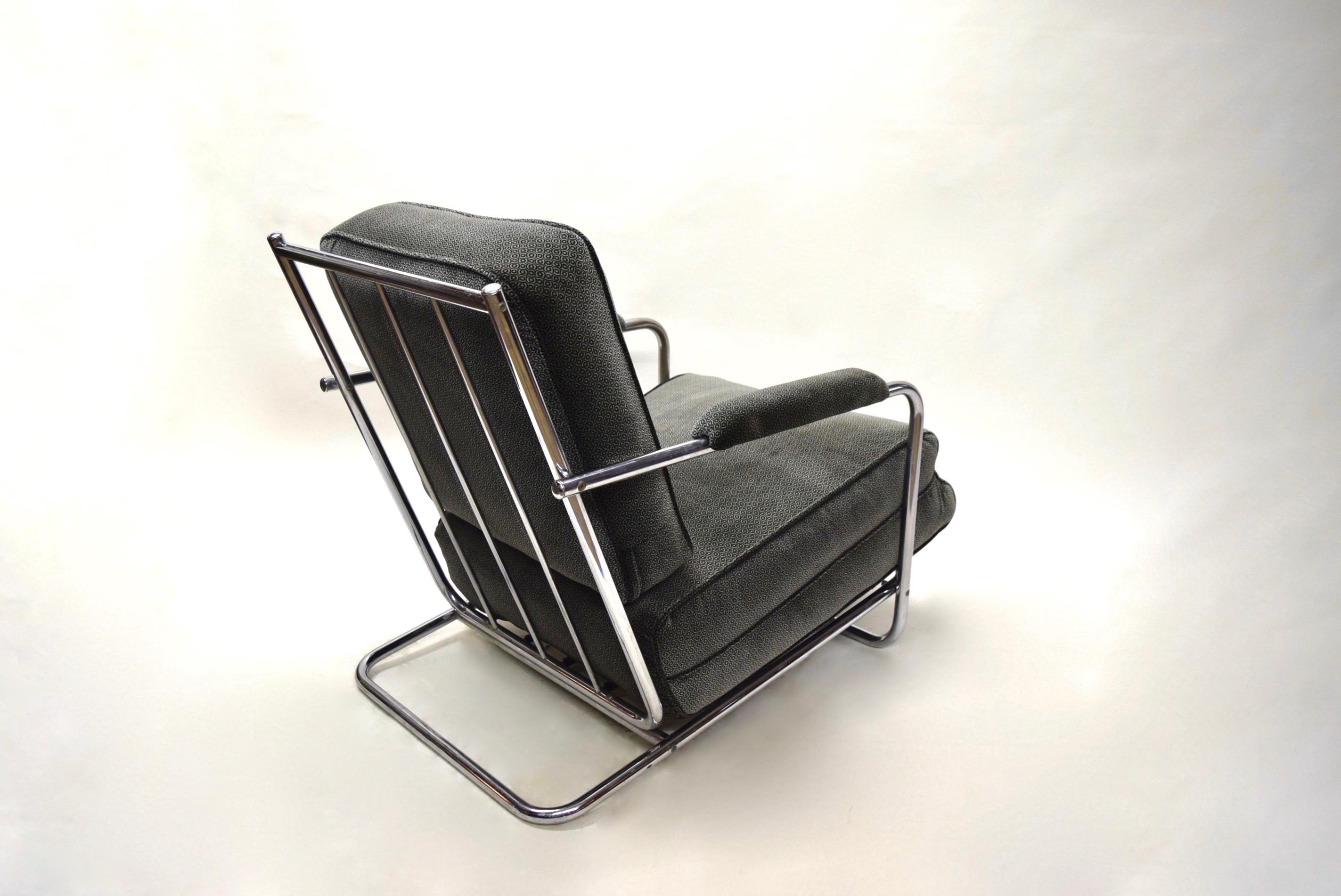 Pair of Lounge Chairs by Gilbert Rohde, USA Circa 1935 5