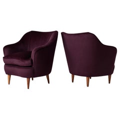 Pair of Lounge Chairs by Gio Ponti for Casa e Giardino