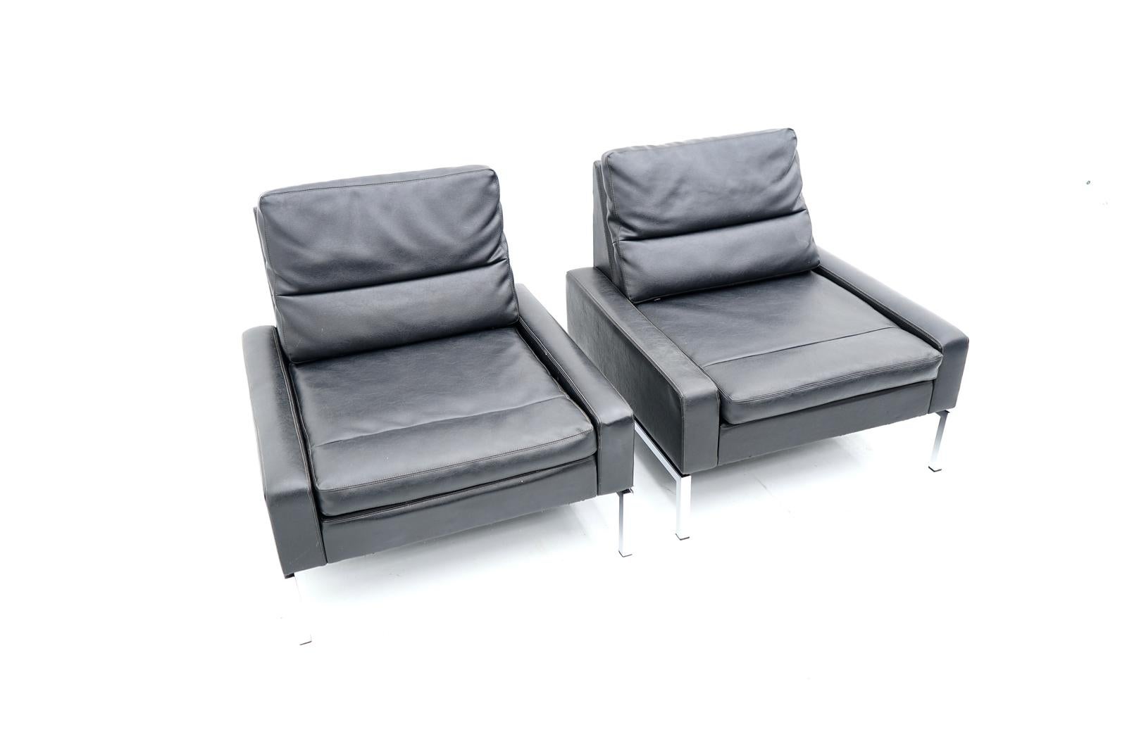 Loungesessel von Hans Peter Piehl für Wilkhahn, Deutschland, 1968, Paar (Moderne der Mitte des Jahrhunderts)