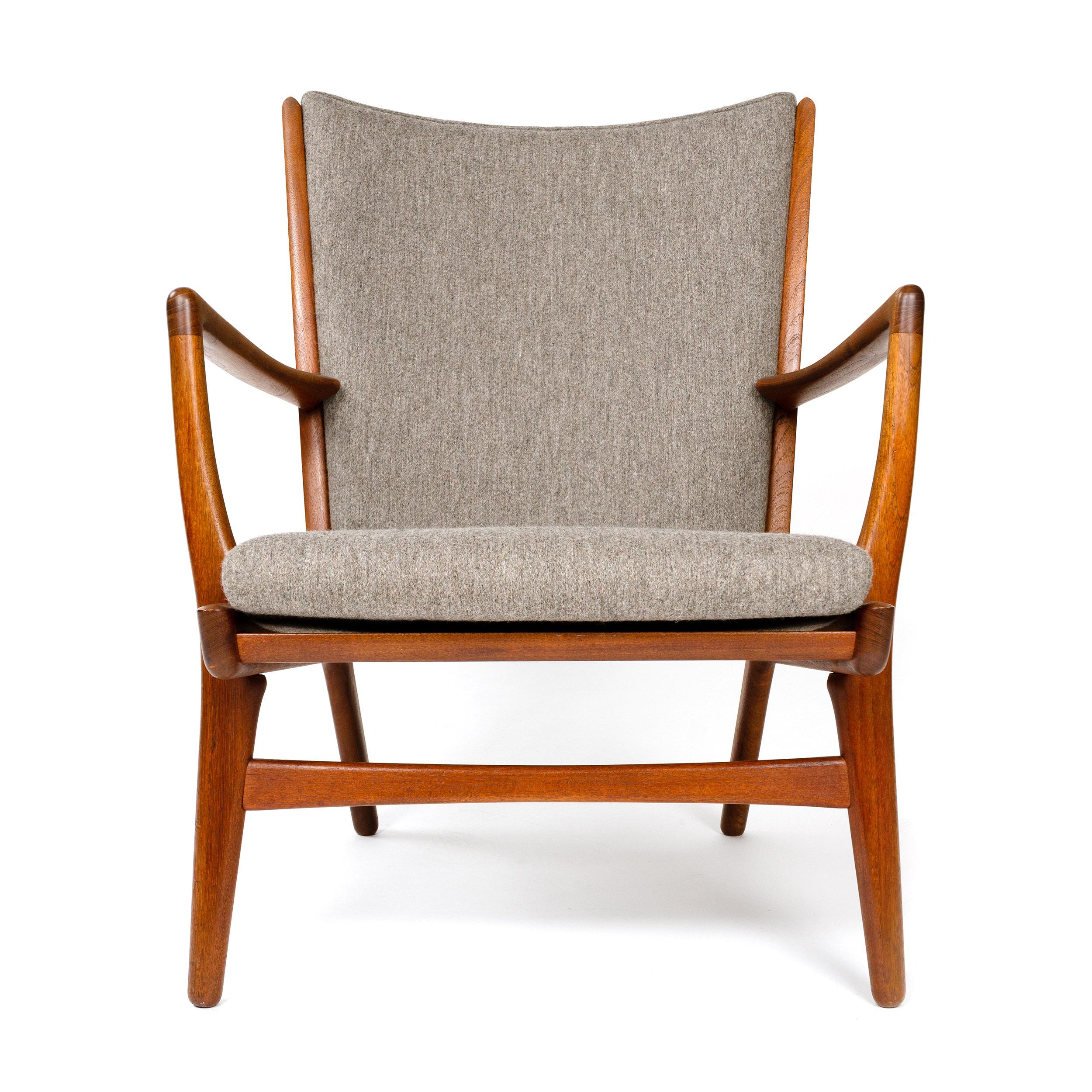 Danish Pair of Lounge Chairs by Hans Wegner for AP Stolen