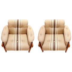 Pair of Lounge Chairs by H.W. Klein for Bramin