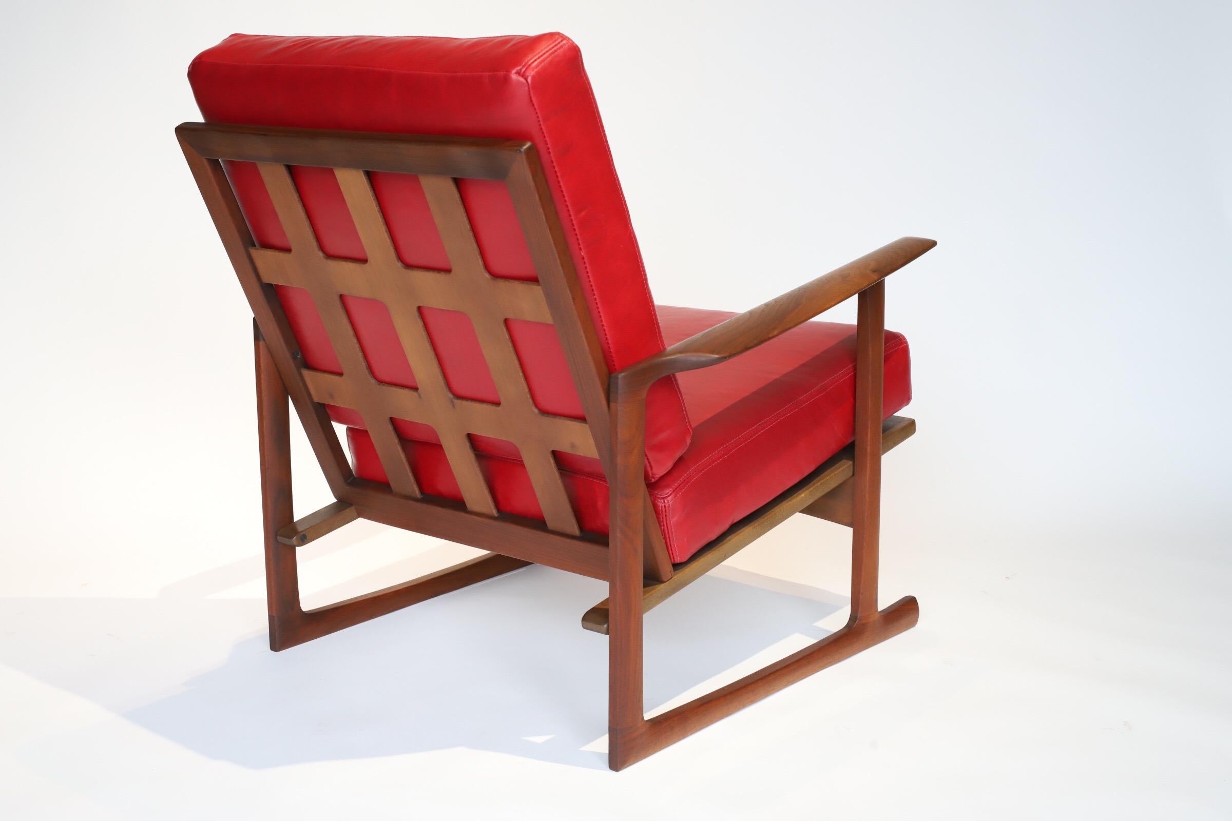 Mid-Century Modern Pair of Lounge Chairs by Ib Kofod-Larsen