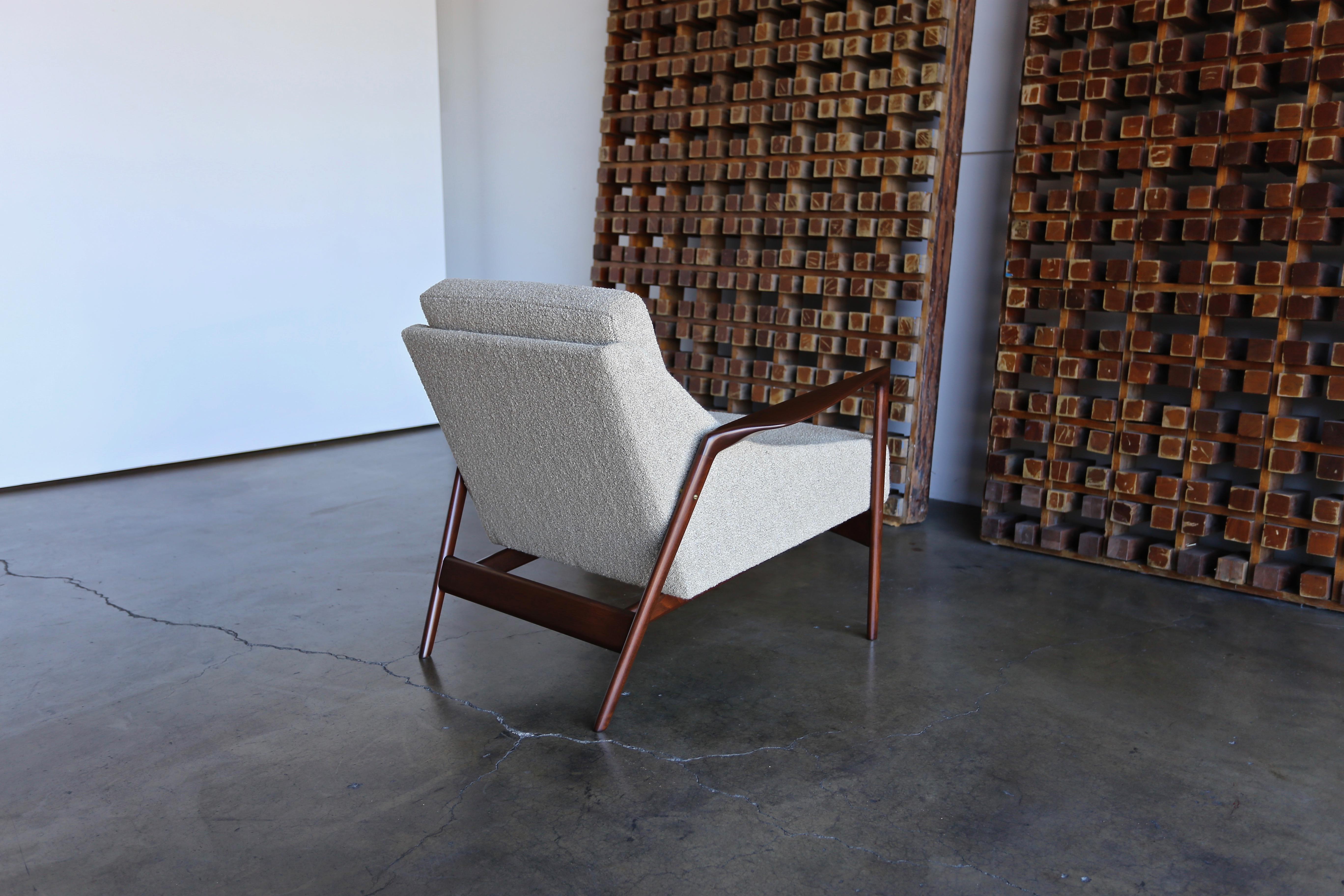 Pair of Lounge Chairs by Ib Kofod-Larsen 1