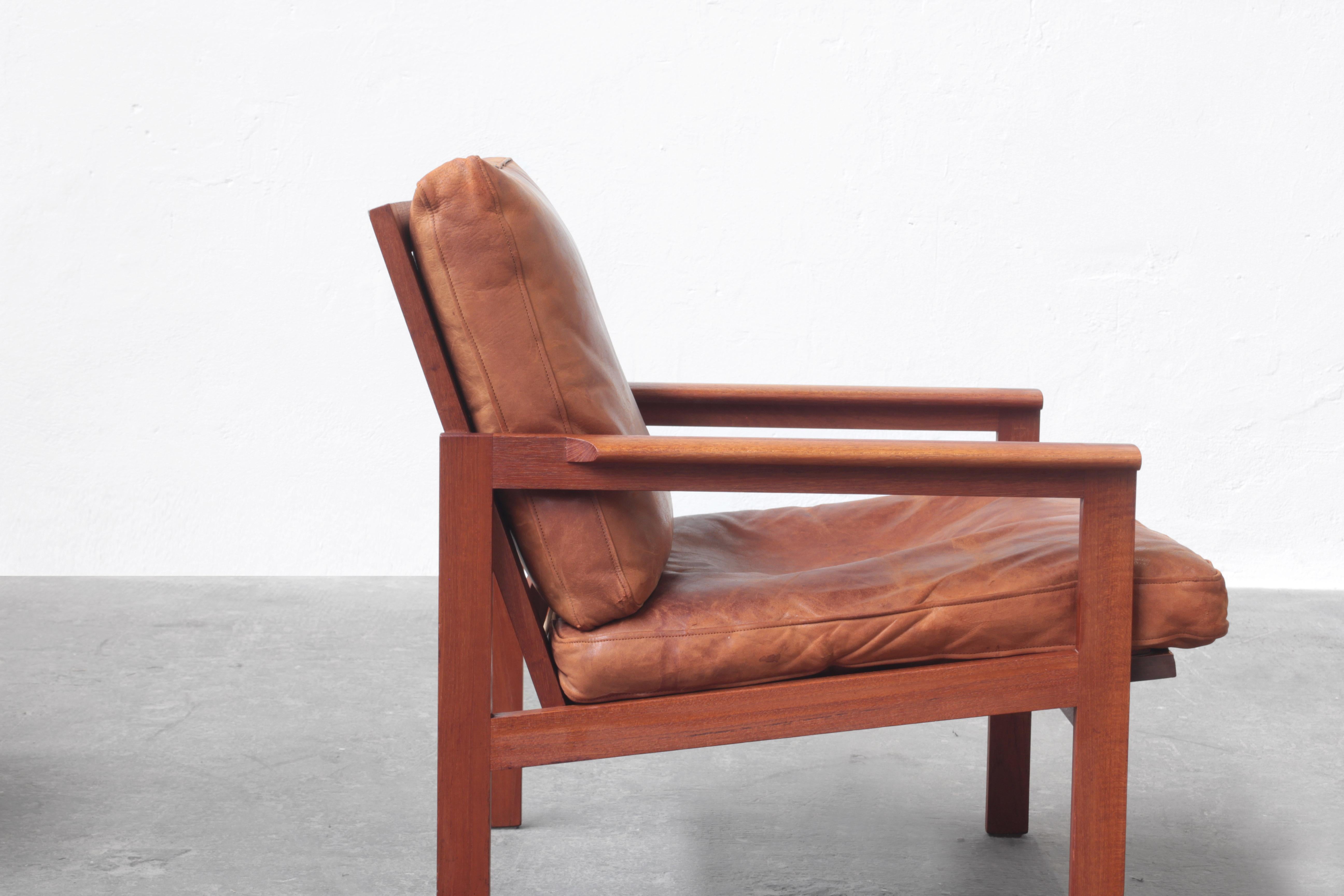 Pair of Lounge Chairs by Illum Wikkelsø for Niels Eilersen, 1960 2
