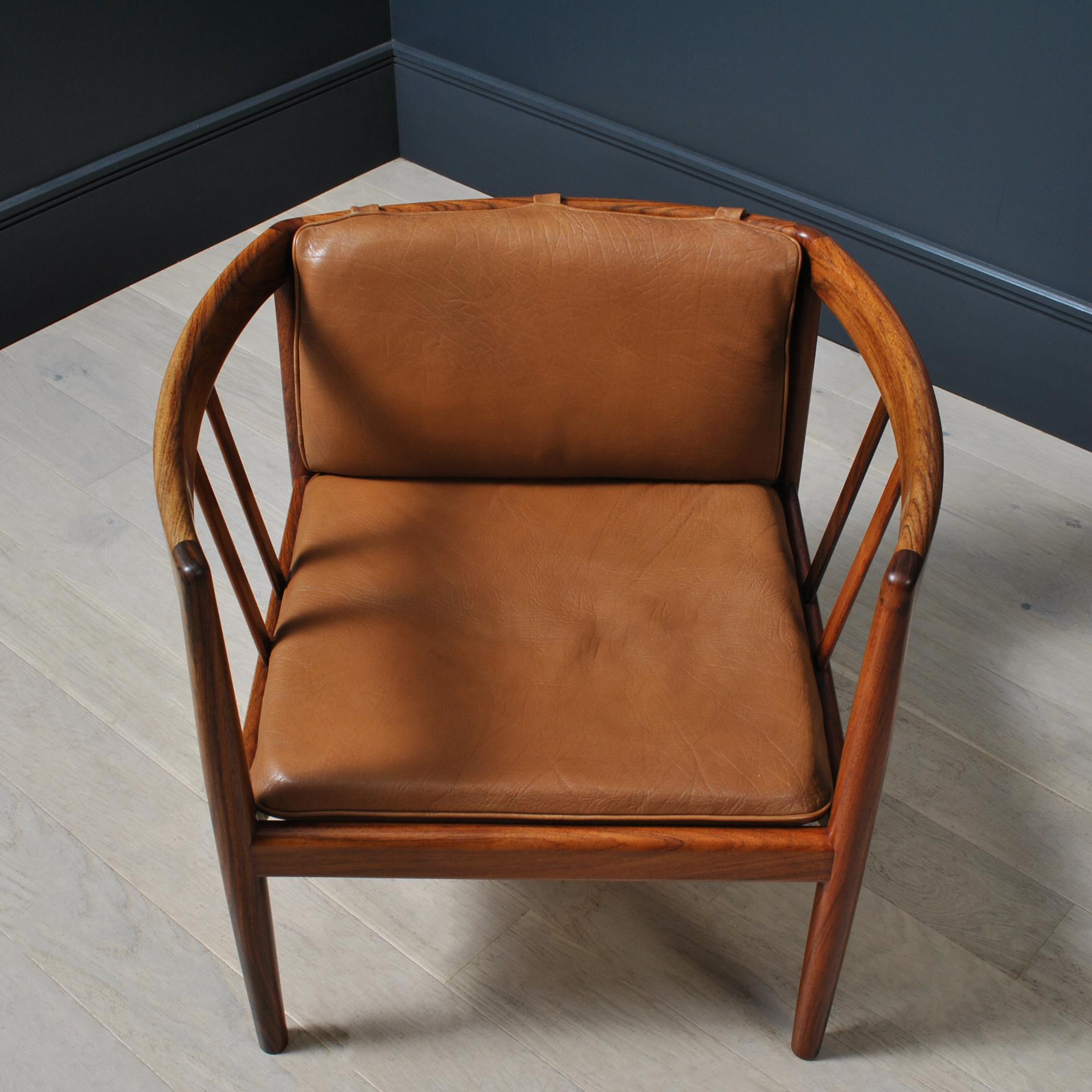 Pair of Lounge Chairs by Illum Wikkelsø & Holger Christiansen 6