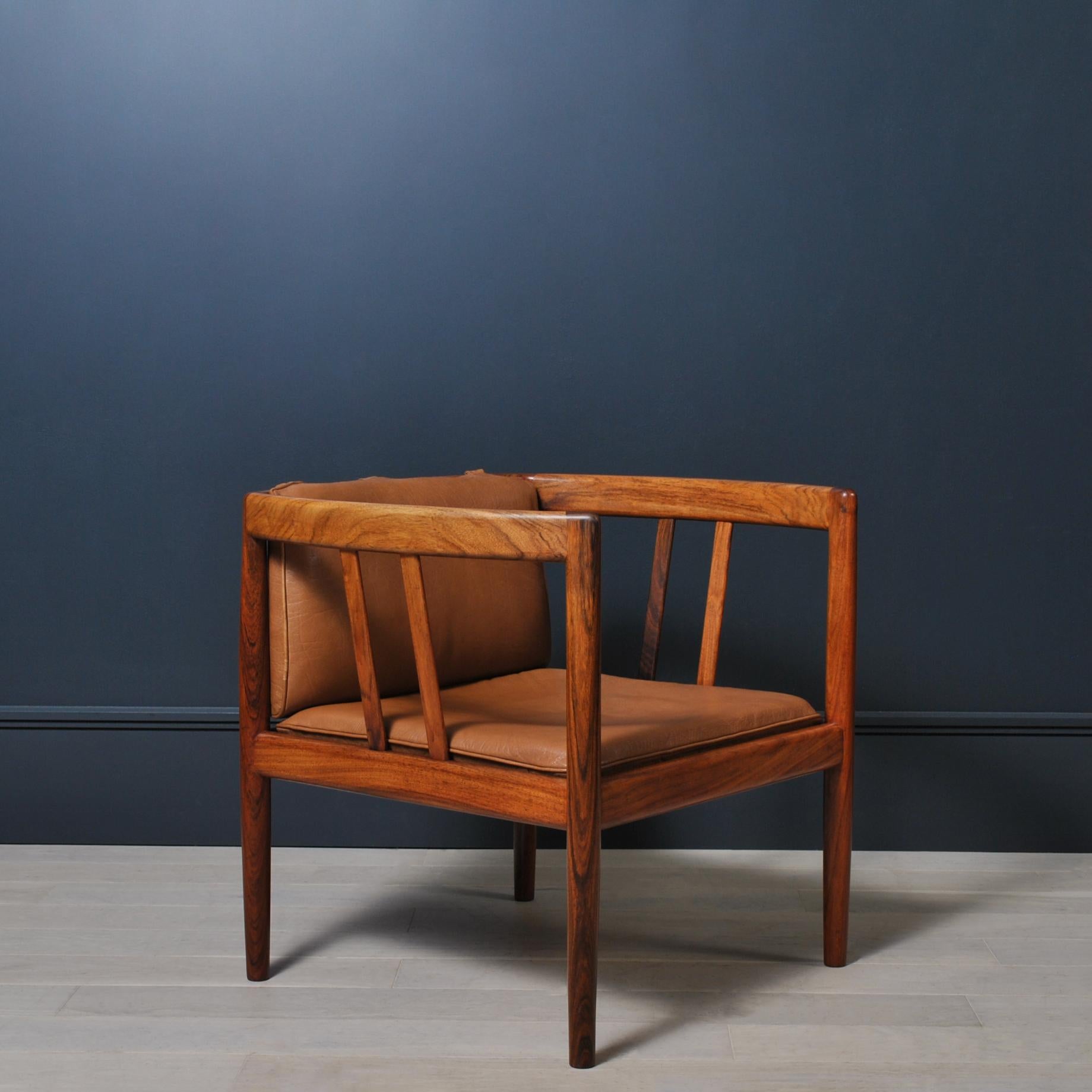Pair of Lounge Chairs by Illum Wikkelsø & Holger Christiansen 5