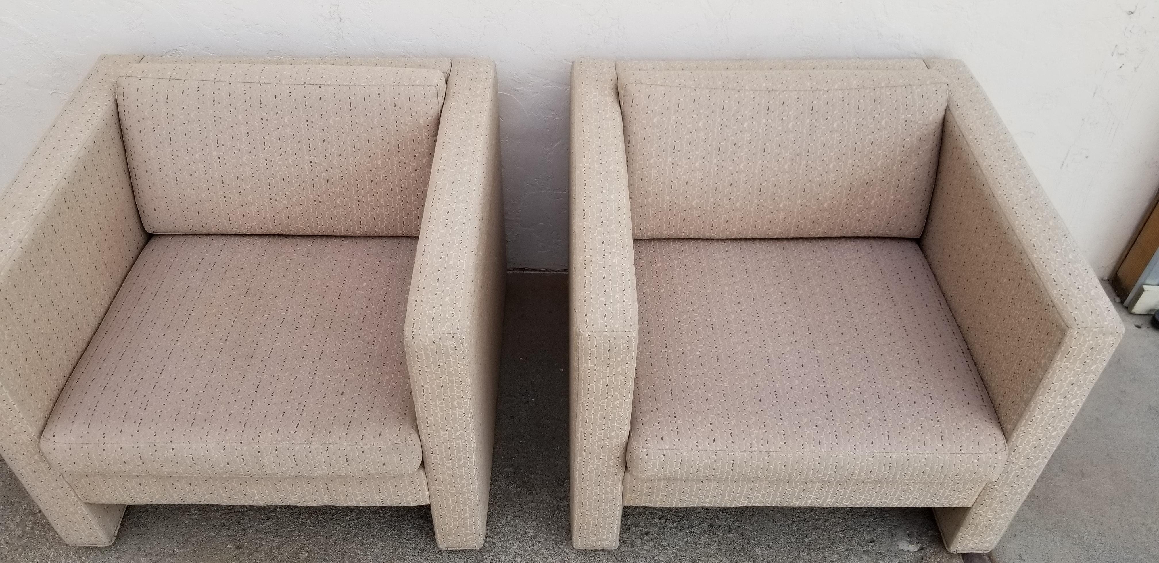 American Pair of Lounge Chairs by Jack Cartwright For Sale