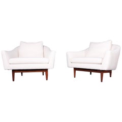 Paire de chaises longues de Jens Risom