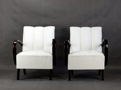 Coppia di poltrone di Jindrich Halabala, anni '50