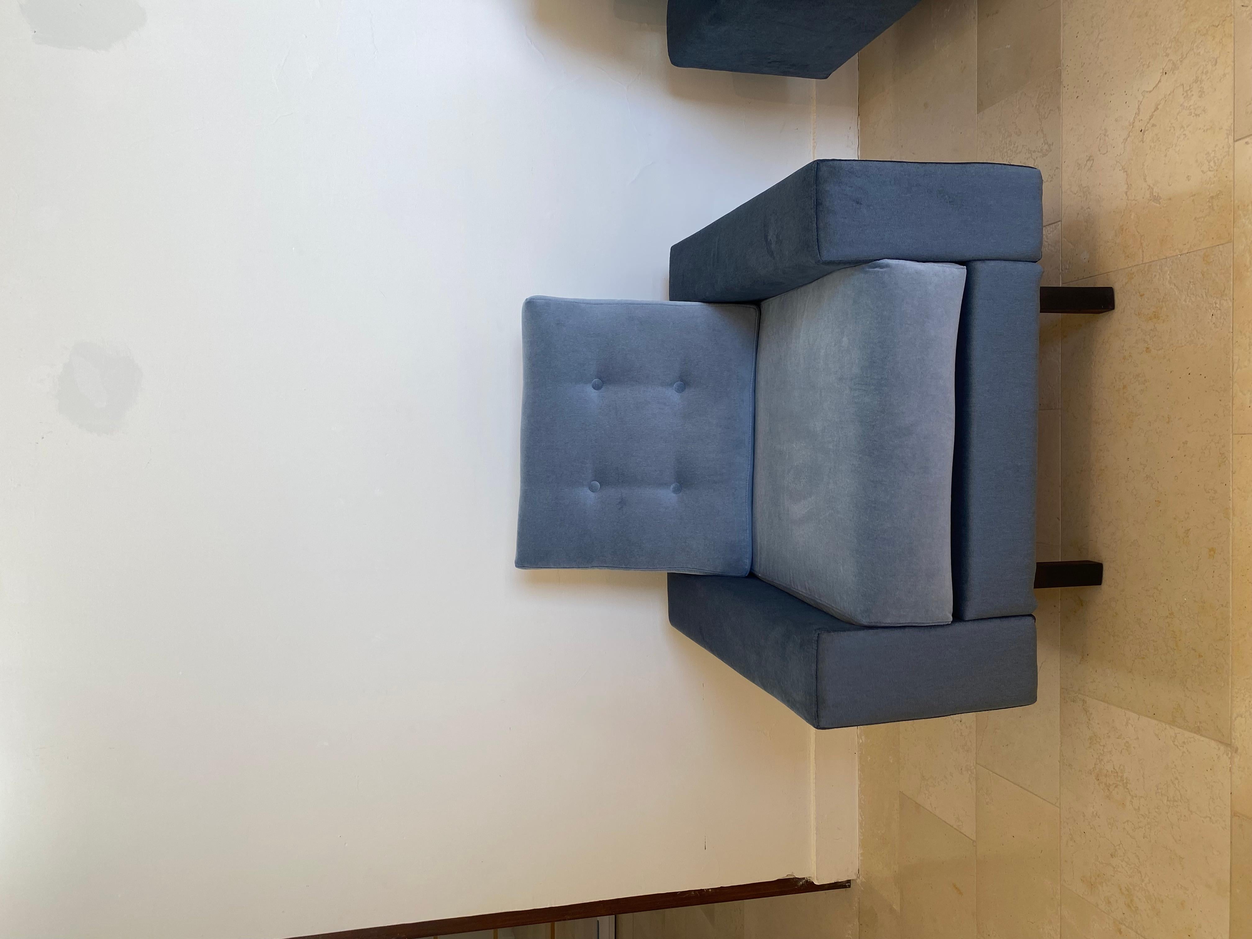 Mid-Century Modern Pair of Lounge Chairs by Joaquim Tenreiro, Brazil, Mid Century Modern design For Sale