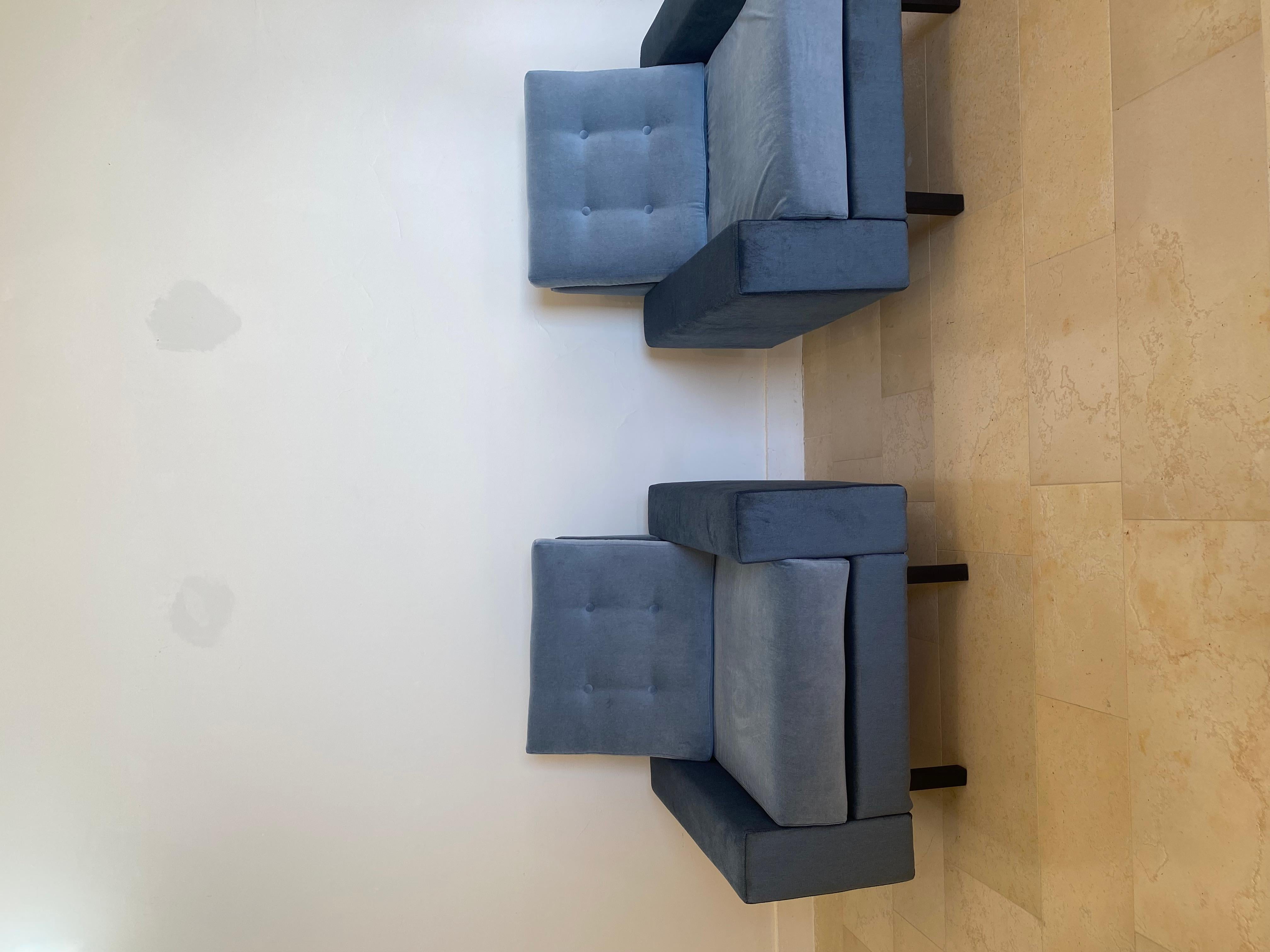 Brazilian Pair of Lounge Chairs by Joaquim Tenreiro, Brazil, Mid Century Modern design For Sale
