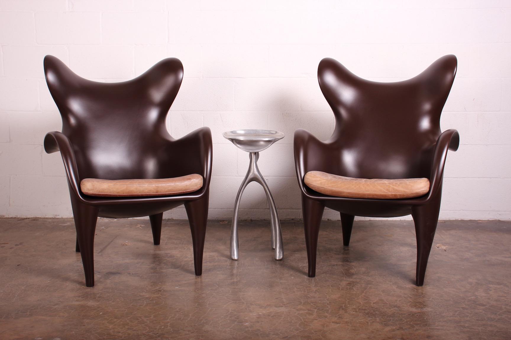 Pair of Lounge Chairs by Jordan Mozer For Sale 5