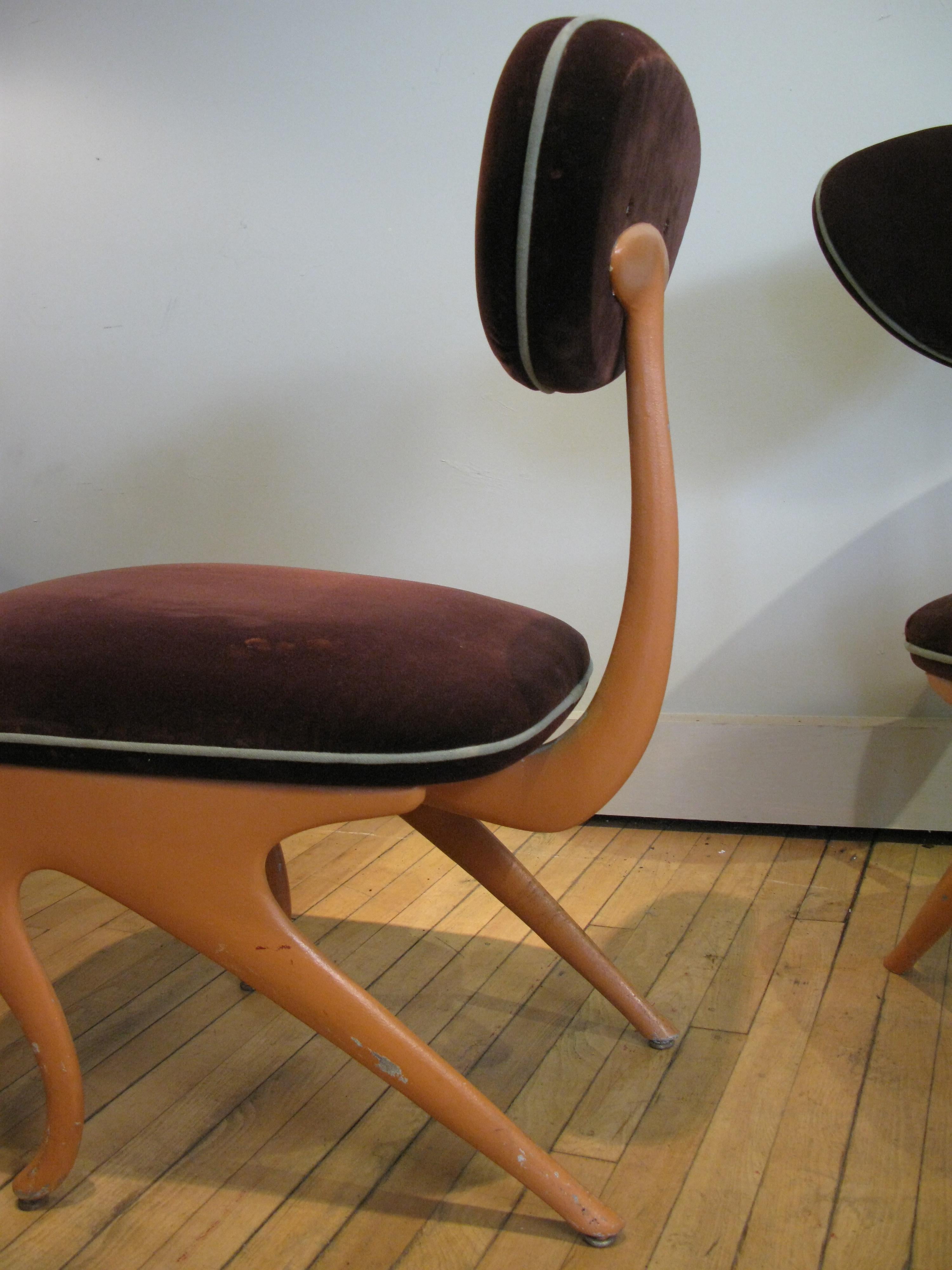 American Pair of Lounge Chairs by Jordan Mozer For Sale