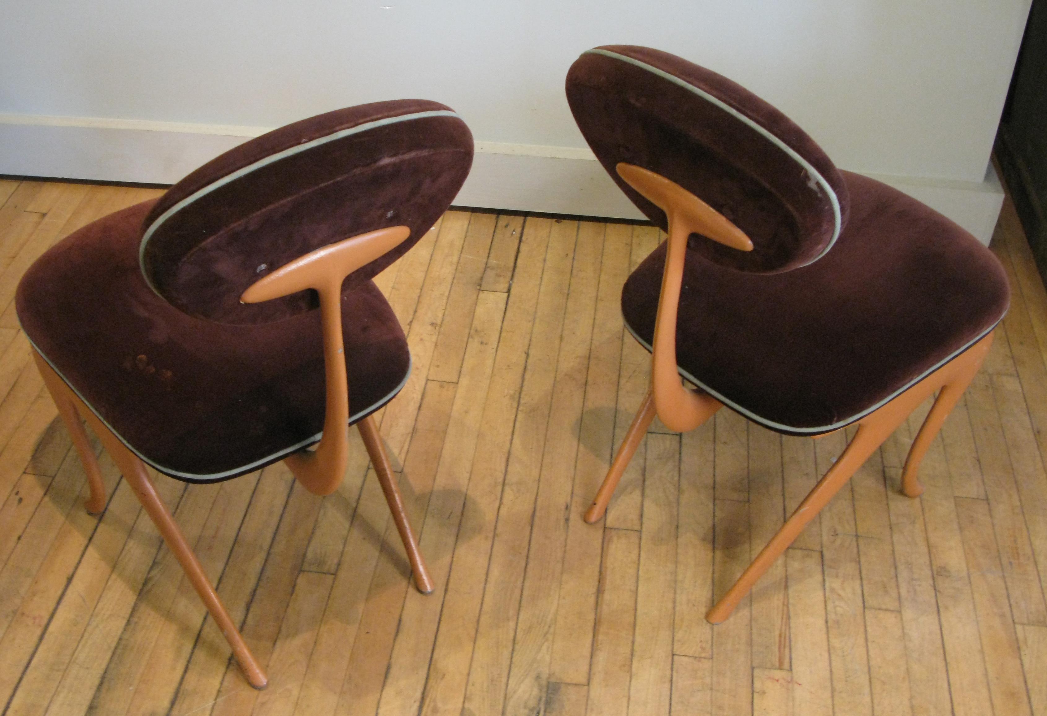 Pair of Lounge Chairs by Jordan Mozer For Sale 1