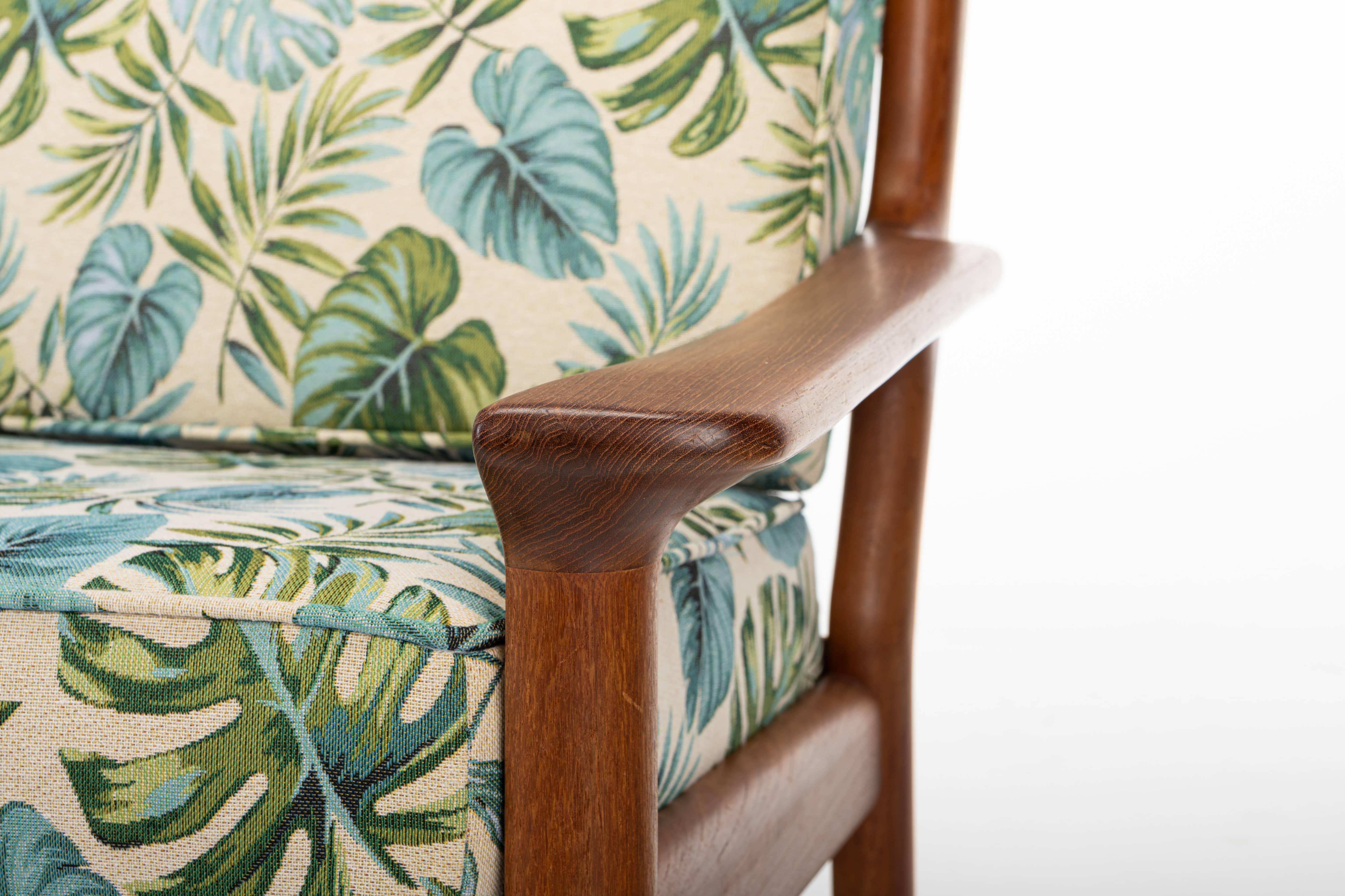 Pair of lounge chairs by Juul Kristensen for Glostrup Møbelfabrik, Denmark 1960s 2