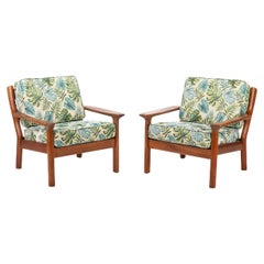 Pair of lounge chairs by Juul Kristensen for Glostrup Møbelfabrik, Denmark 1960s