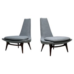 Pair of Lounge Chairs by Karpen of California
