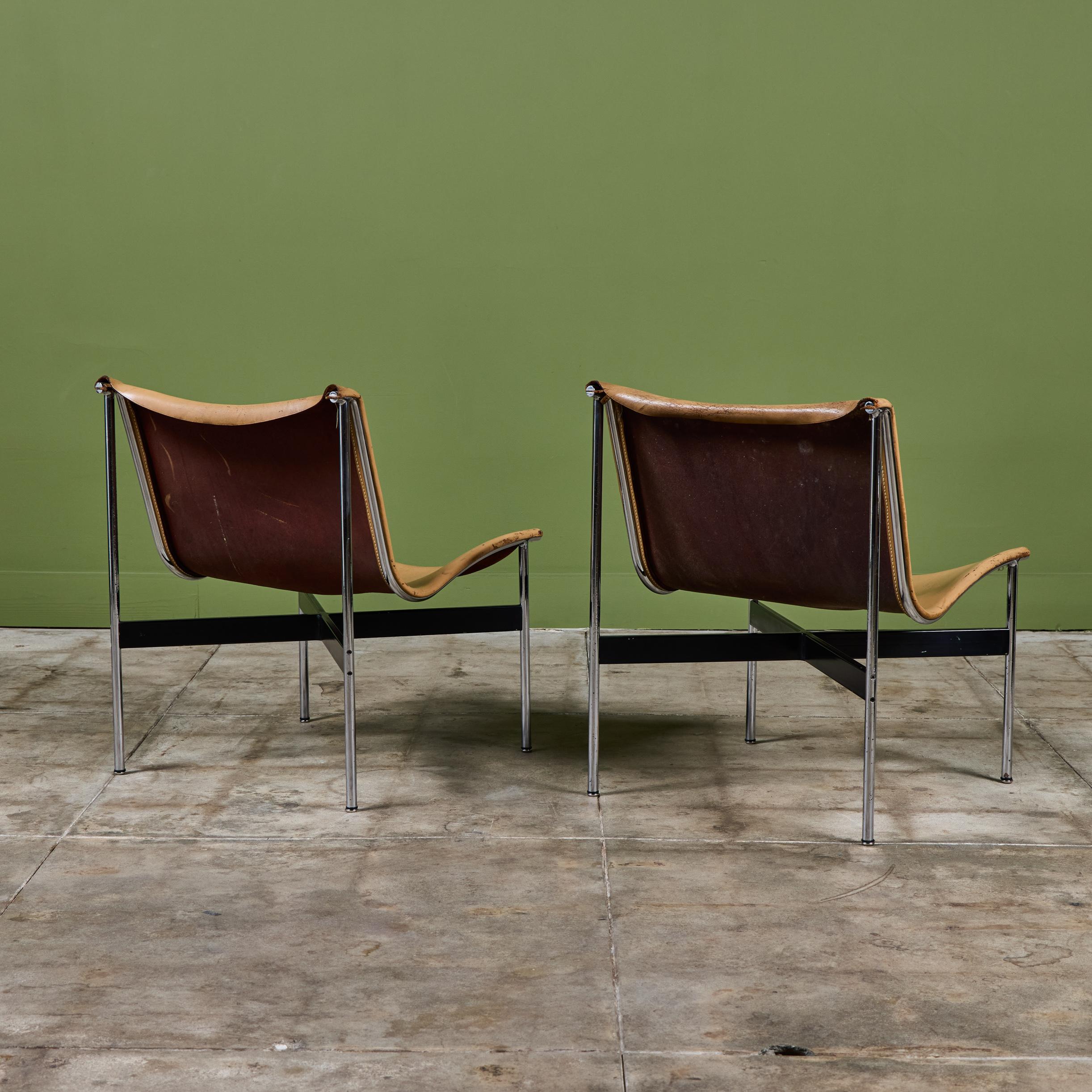 Pareja de tumbonas de Katavolos, Littell & Kelley para Laverne International en venta 3
