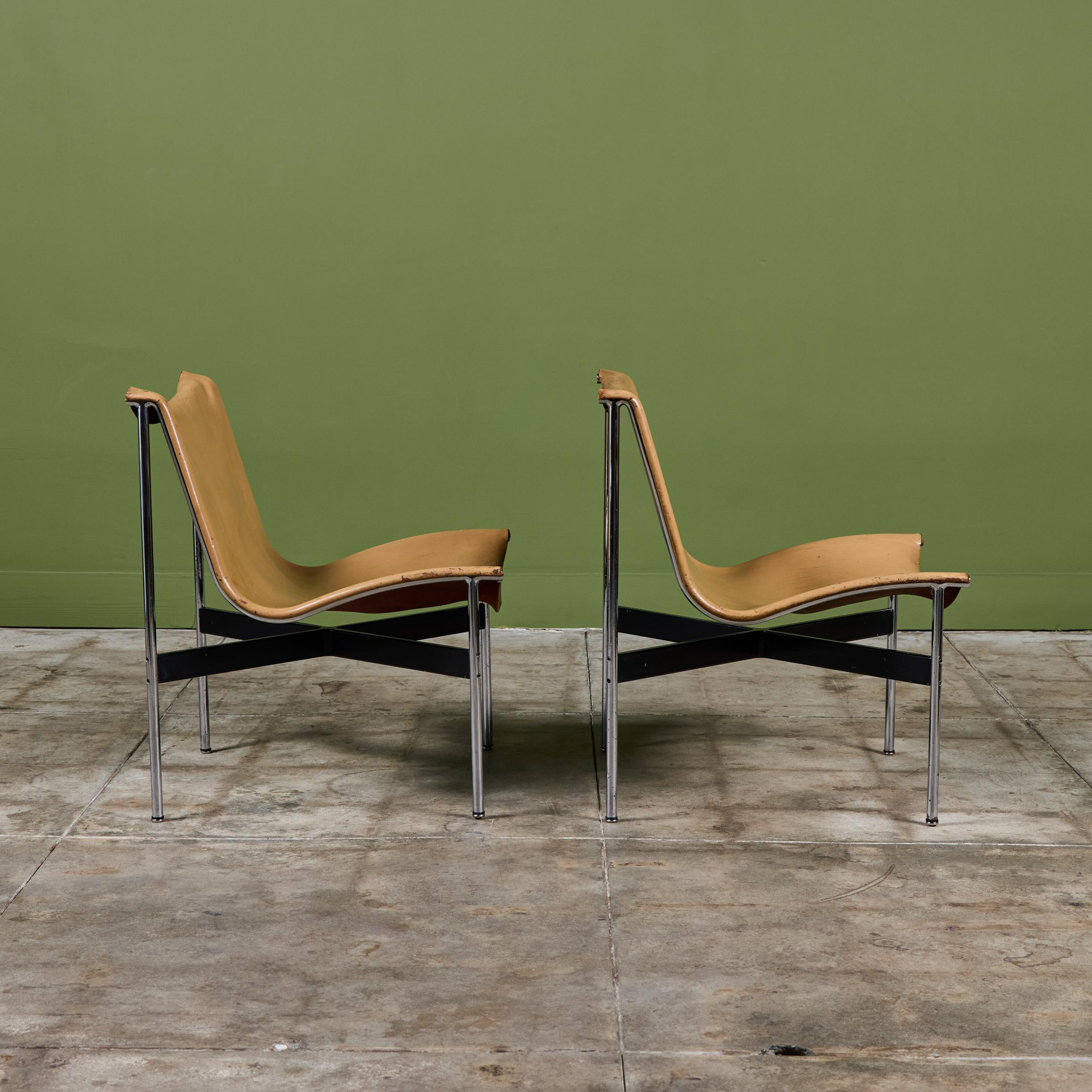 Pareja de tumbonas de Katavolos, Littell & Kelley para Laverne International en venta 4