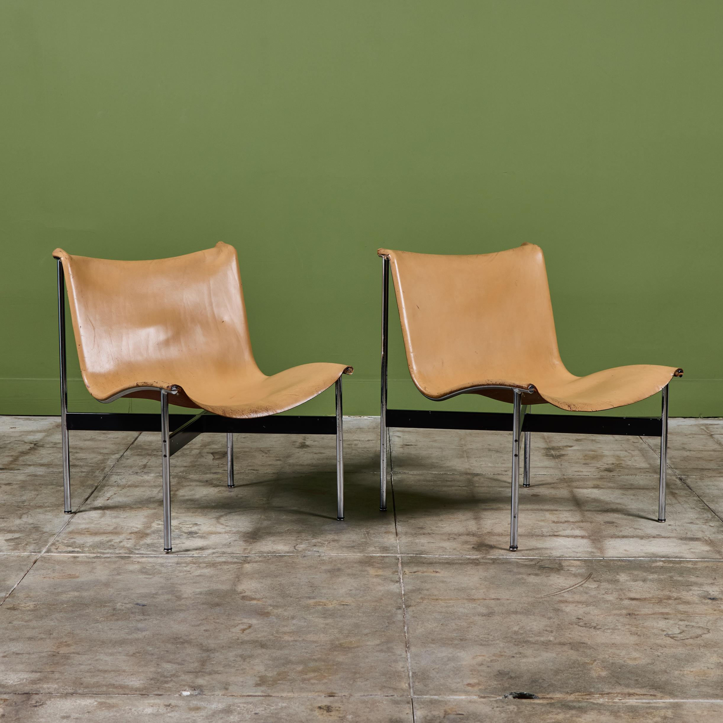 Pareja de tumbonas de Katavolos, Littell & Kelley para Laverne International en venta 5