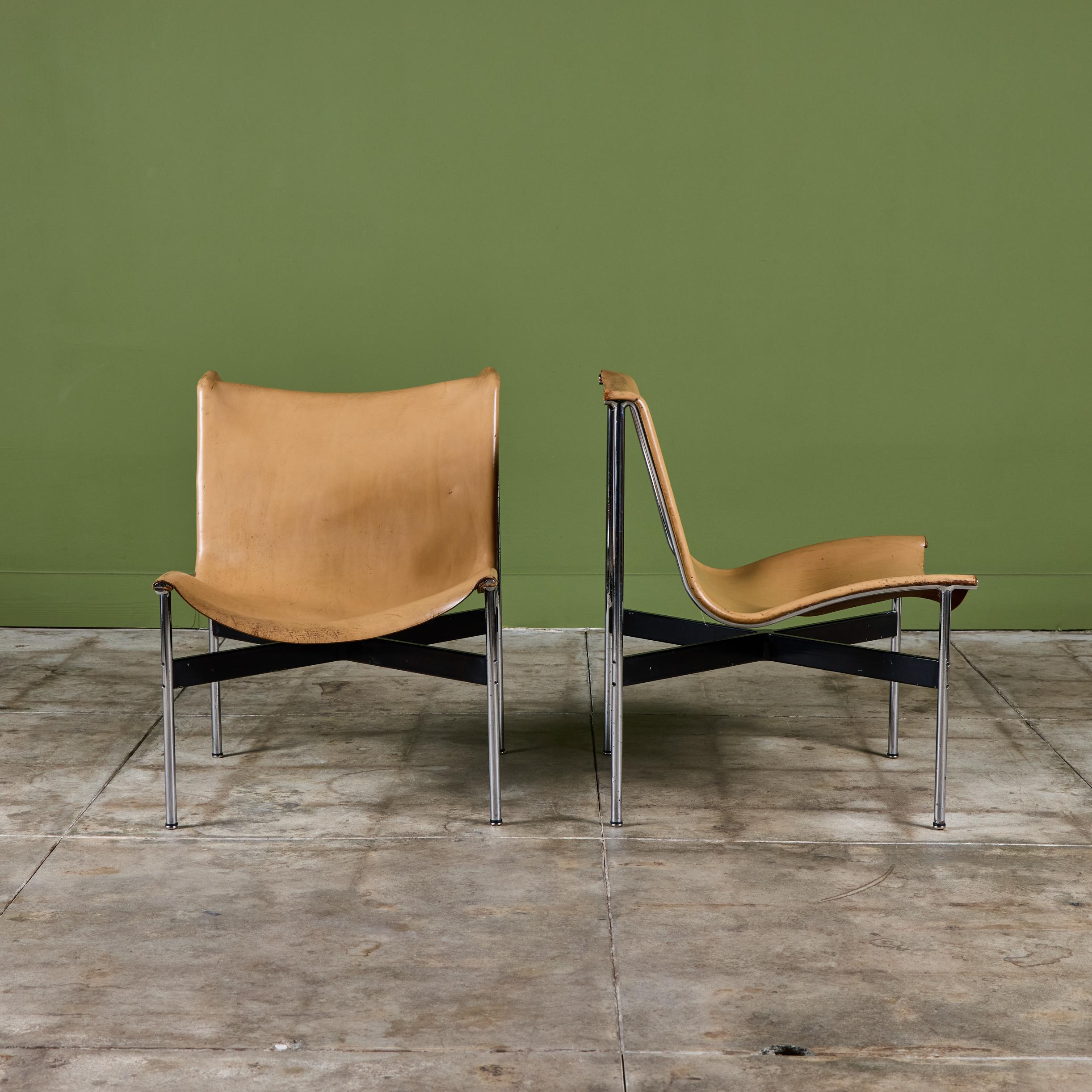 Pareja de tumbonas de Katavolos, Littell & Kelley para Laverne International Estadounidense en venta