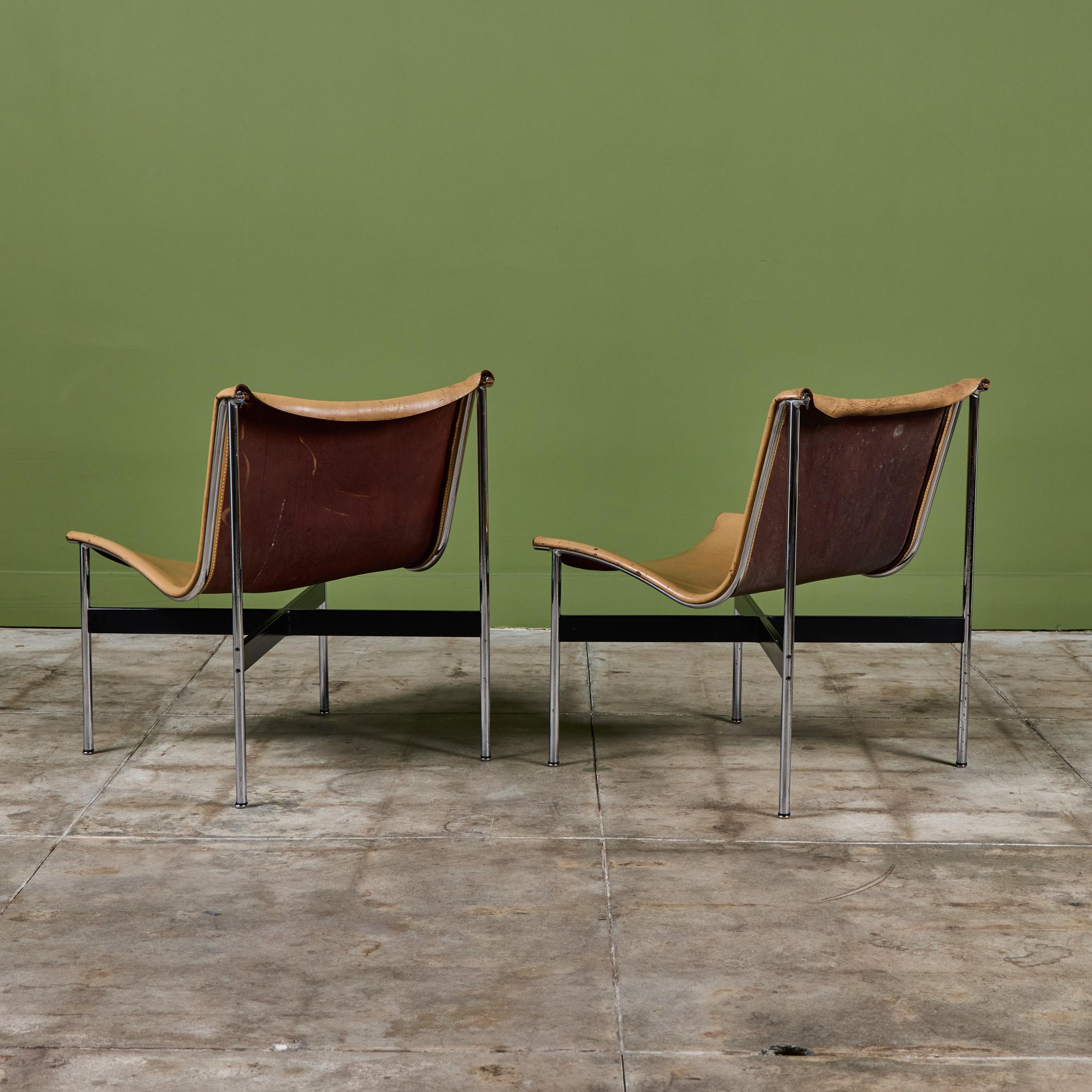 Pareja de tumbonas de Katavolos, Littell & Kelley para Laverne International en venta 1