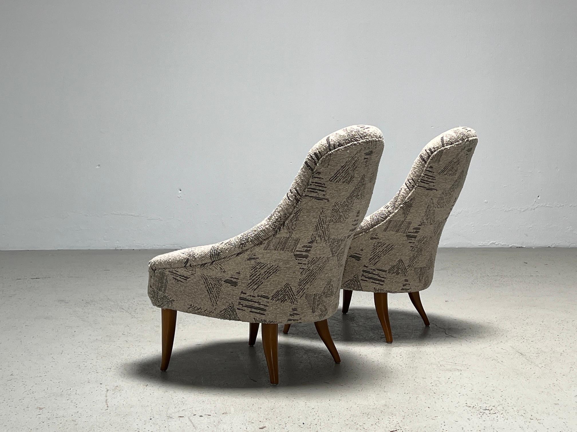 Pair of Lounge Chairs by Kerstin Hörlin-holmquist For Sale 6