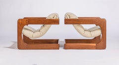 Pair of Lounge Chairs by Lou Hodges