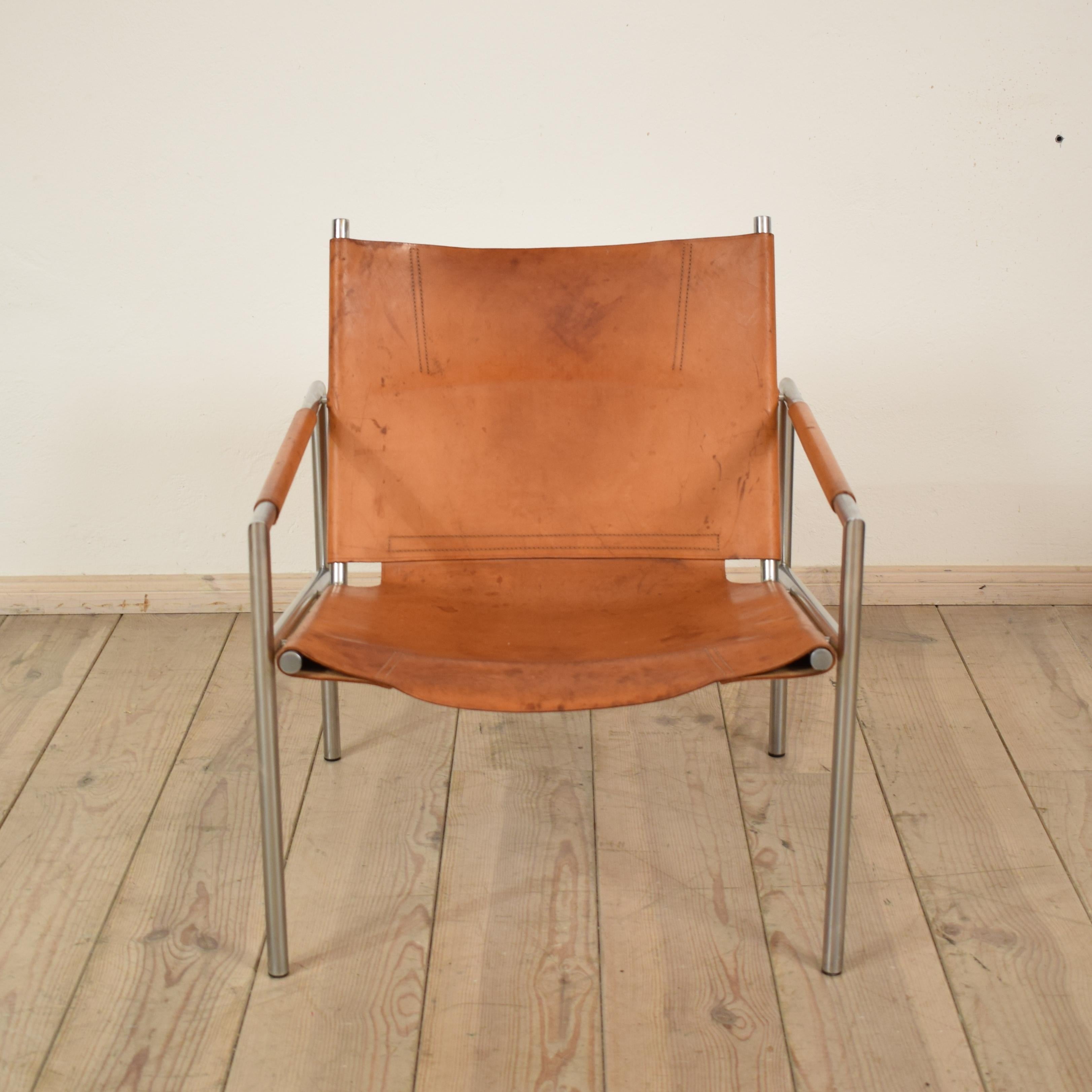 Pair of Lounge Chairs by Martin Visser, Model 'SZ02' for 't Spectrum Bergeijk In Good Condition In Berlin, DE