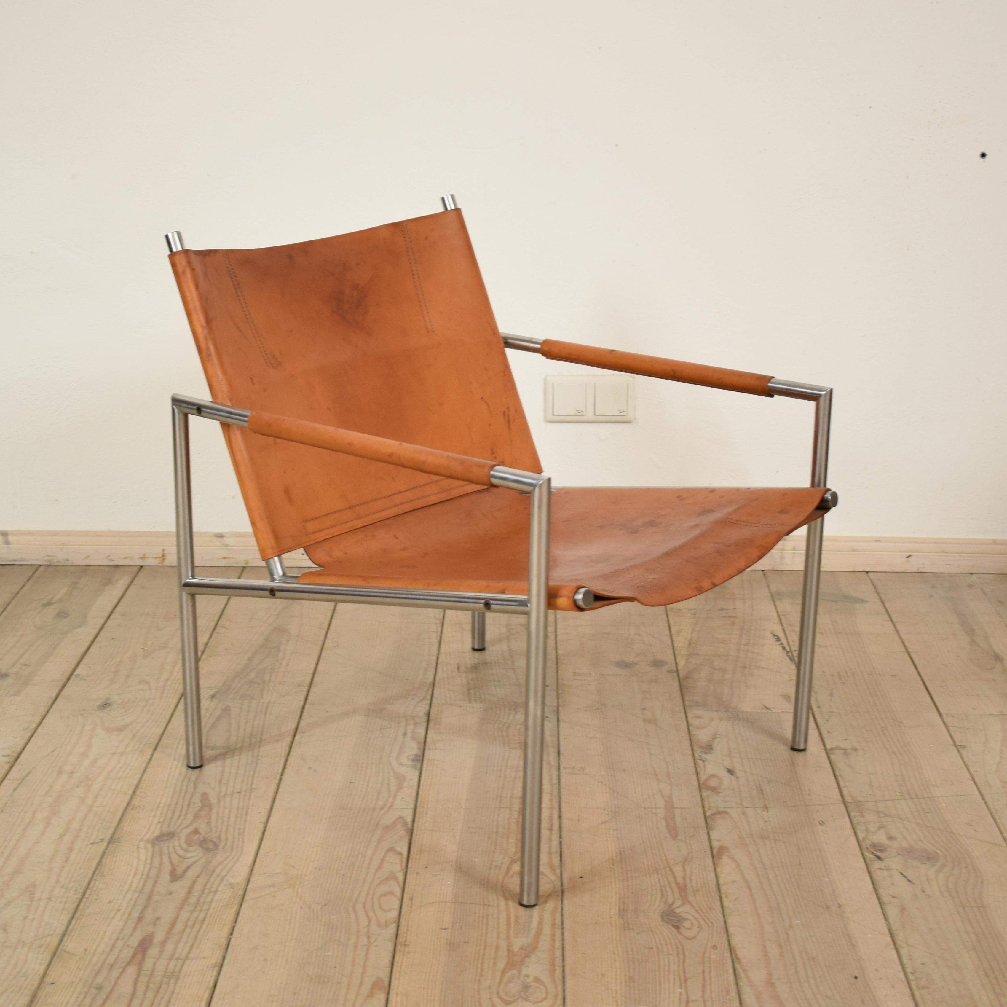 Mid-20th Century Pair of Lounge Chairs by Martin Visser, Model 'SZ02' for 't Spectrum Bergeijk