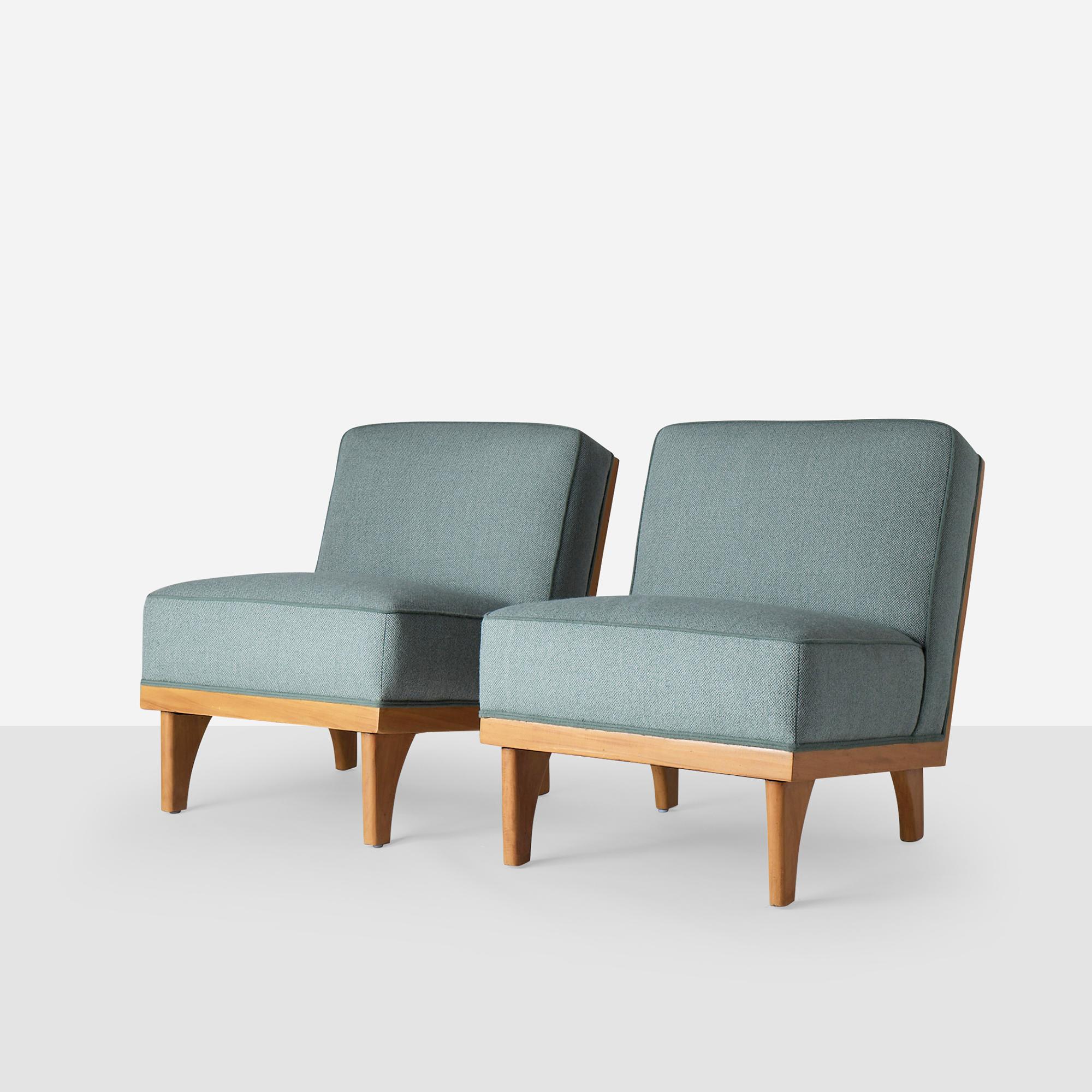 Paar Lounge-Sessel von Michael van Beuren für Domus (Mexikanisch) im Angebot