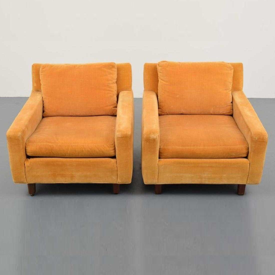 Pair of Lounge Chairs by Milo Baughman In Good Condition For Sale In Dallas, TX