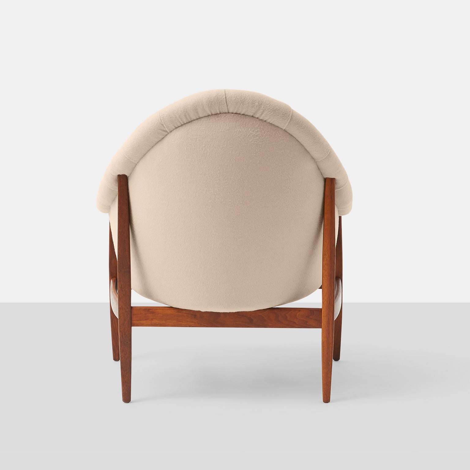 Hand-Crafted Tufted Chairs by Milo Baughman