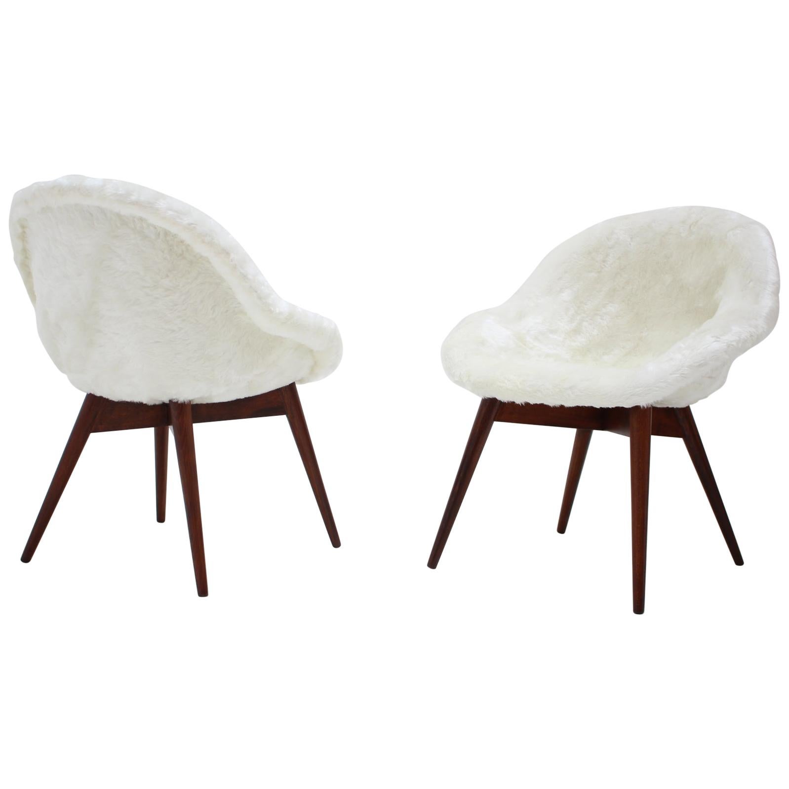 Pair of Lounge Chairs by Miroslav Navratil, 1960s
