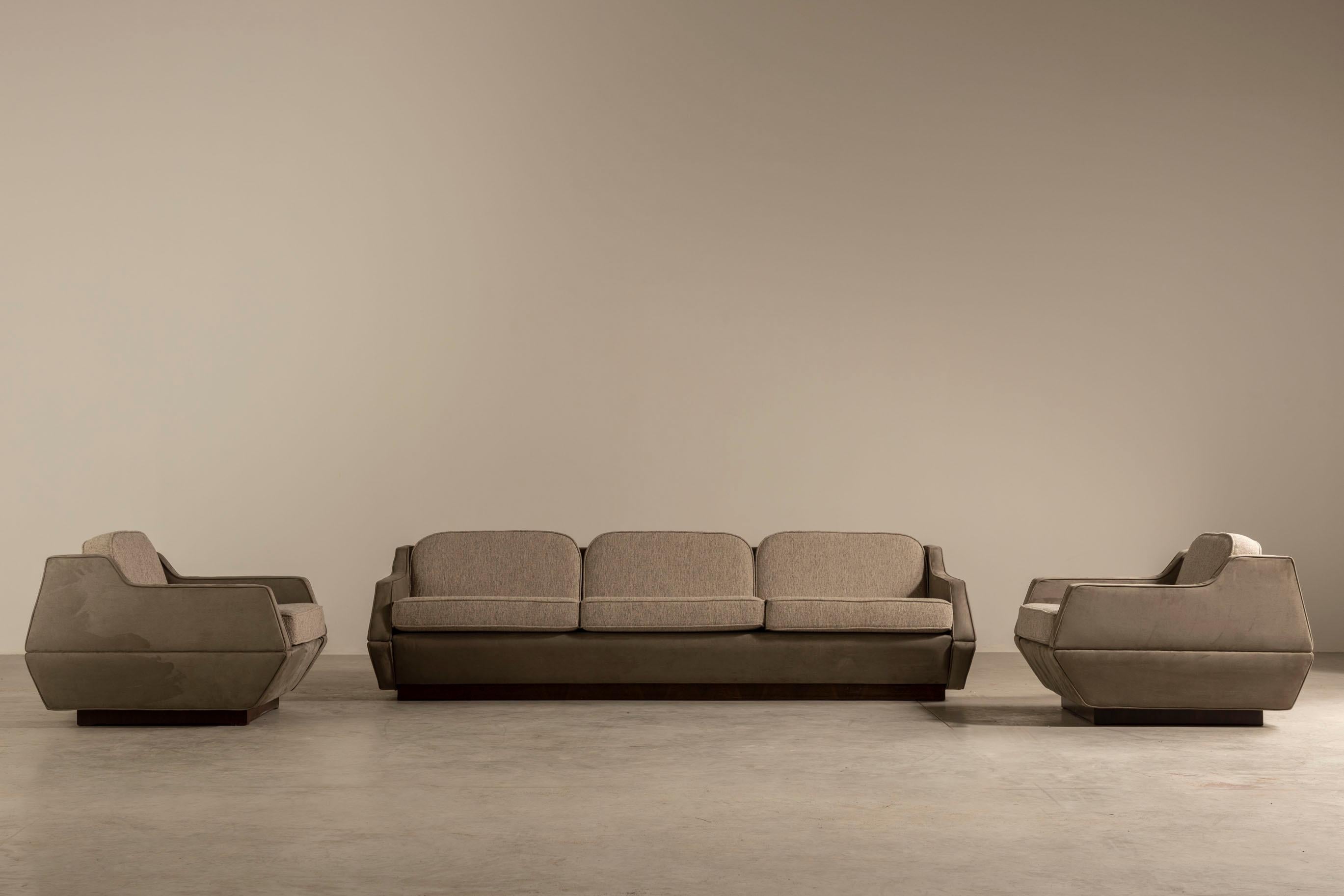 Paire de chaises longues par Móveis Cimo, 1960''s, design brésilien du milieu du siècle dernier en vente 1