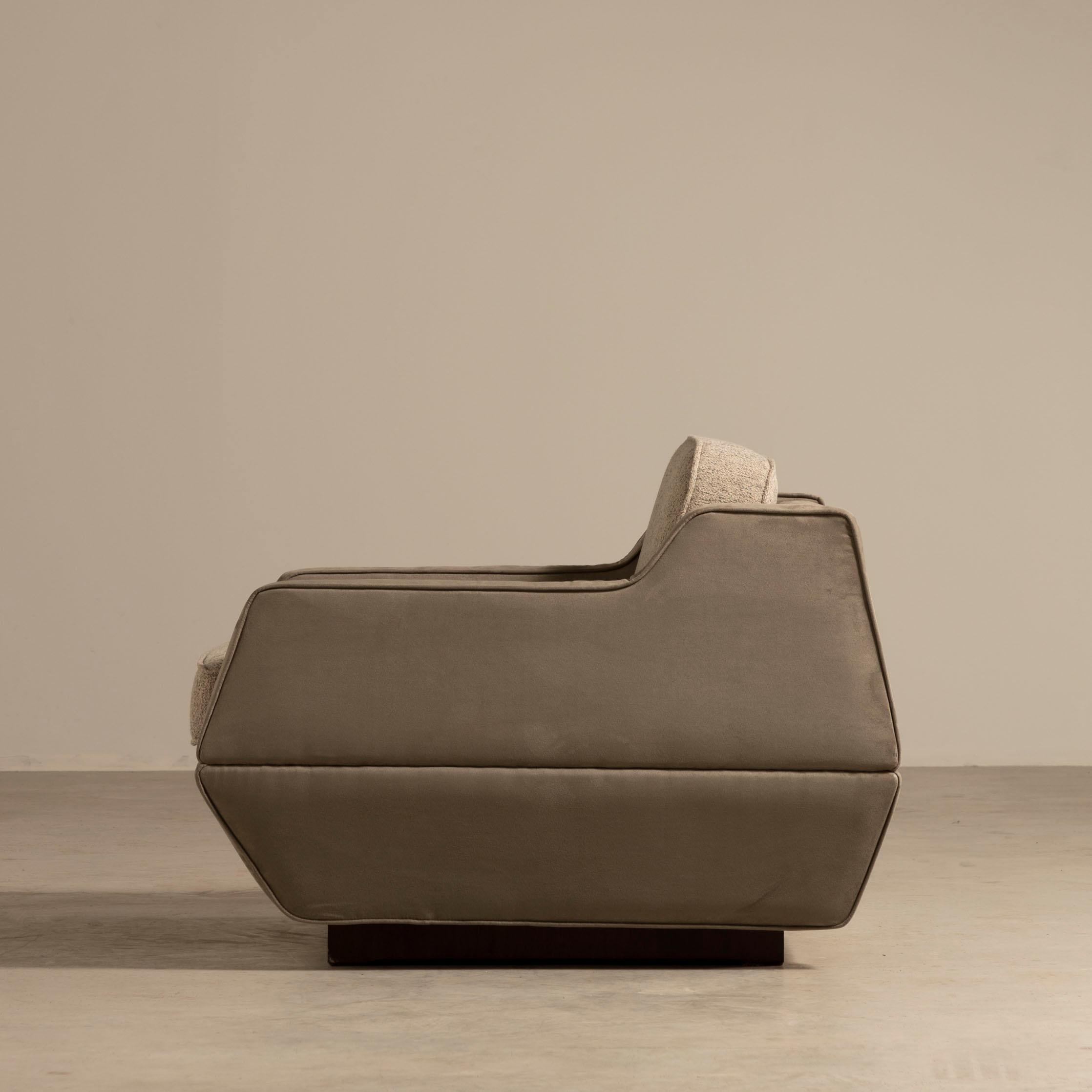 Mid-Century Modern Paire de chaises longues par Móveis Cimo, 1960''s, design brésilien du milieu du siècle dernier en vente