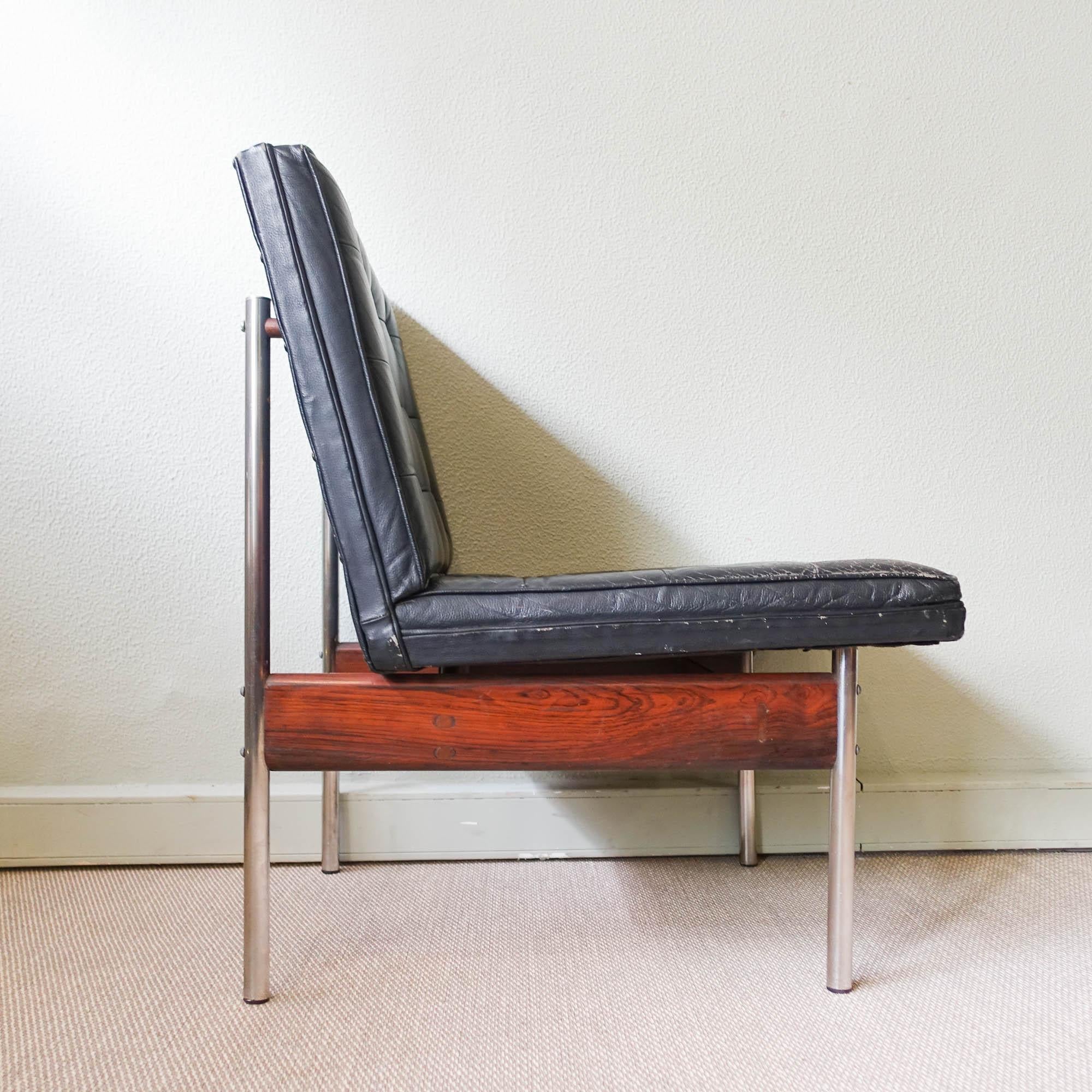 Pair of Lounge Chairs by Móveis Cimo, 1970's For Sale 3