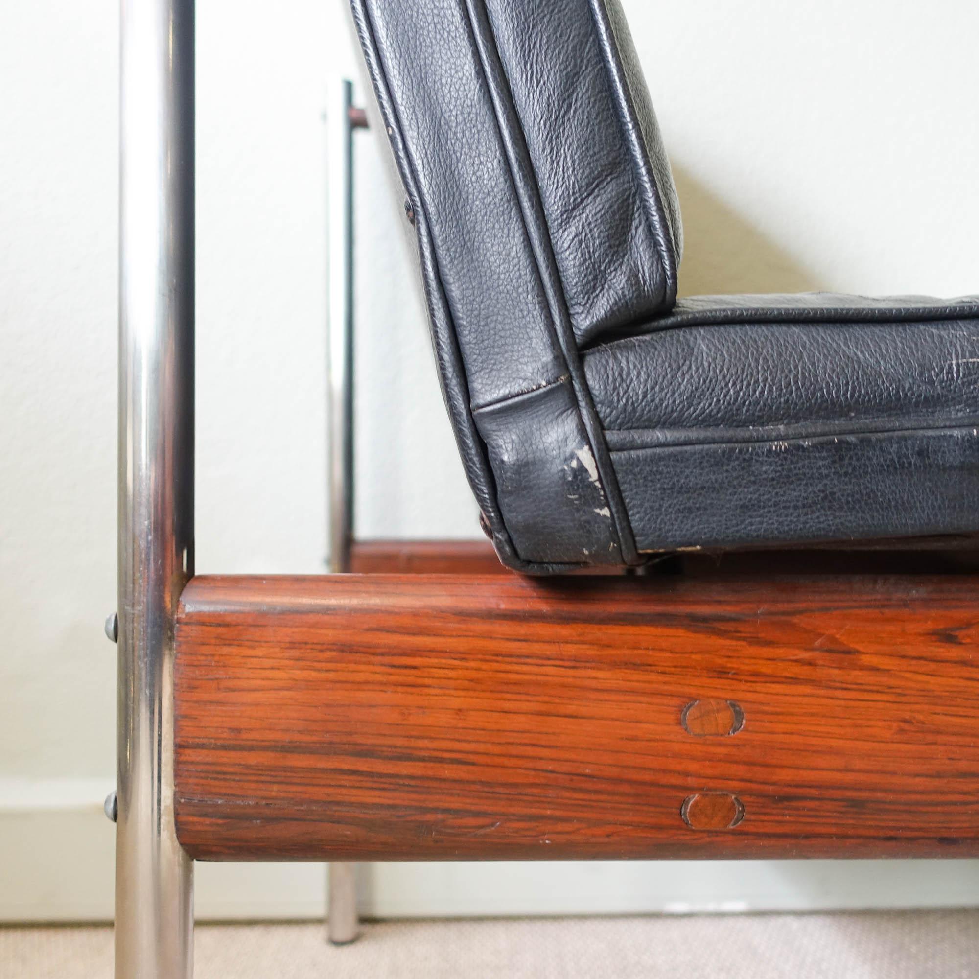 Paar Lounge-Sessel von Móveis Cimo, 1970er Jahre im Angebot 4