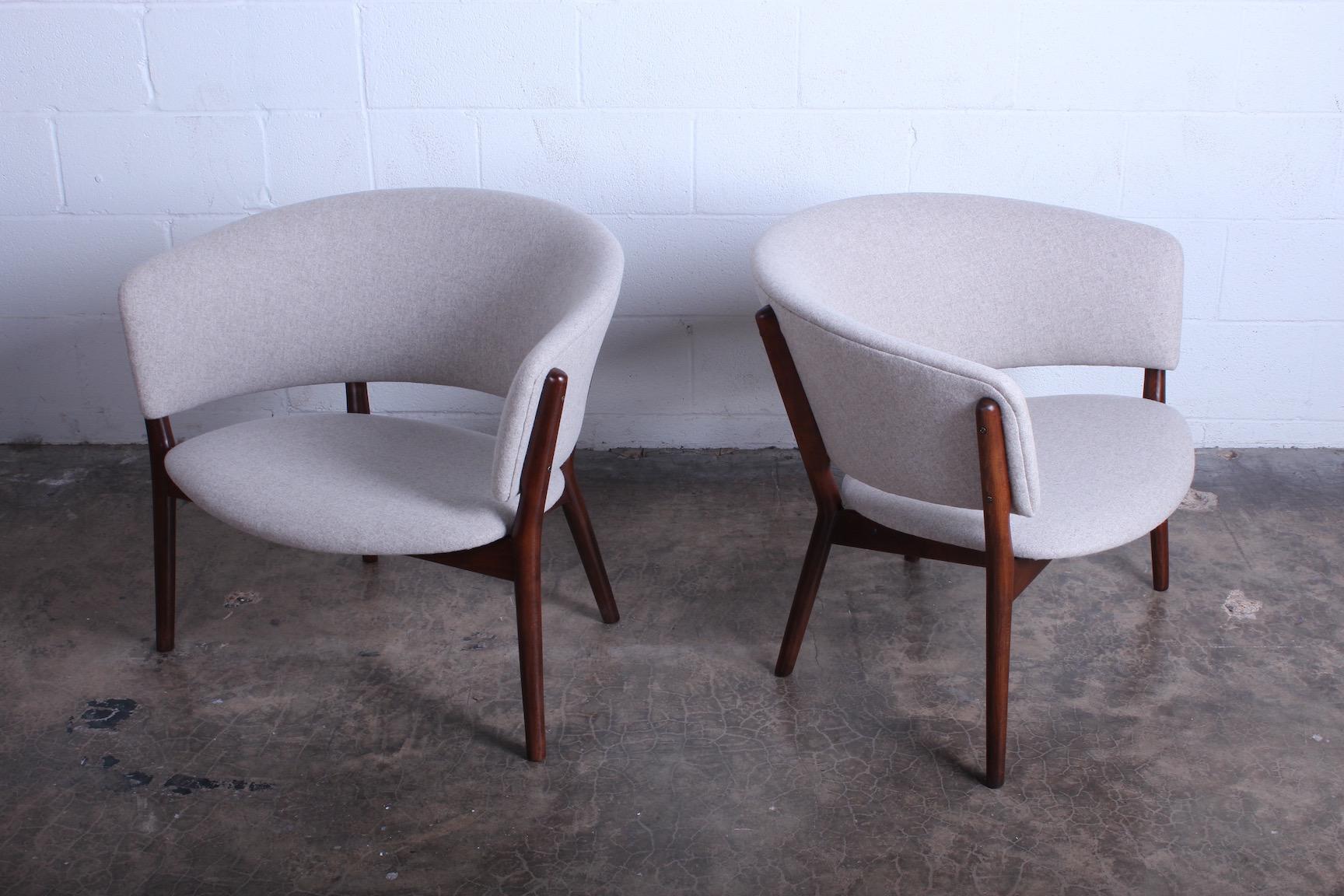 Pair of Lounge Chairs by Nanna Ditzel In Good Condition In Dallas, TX