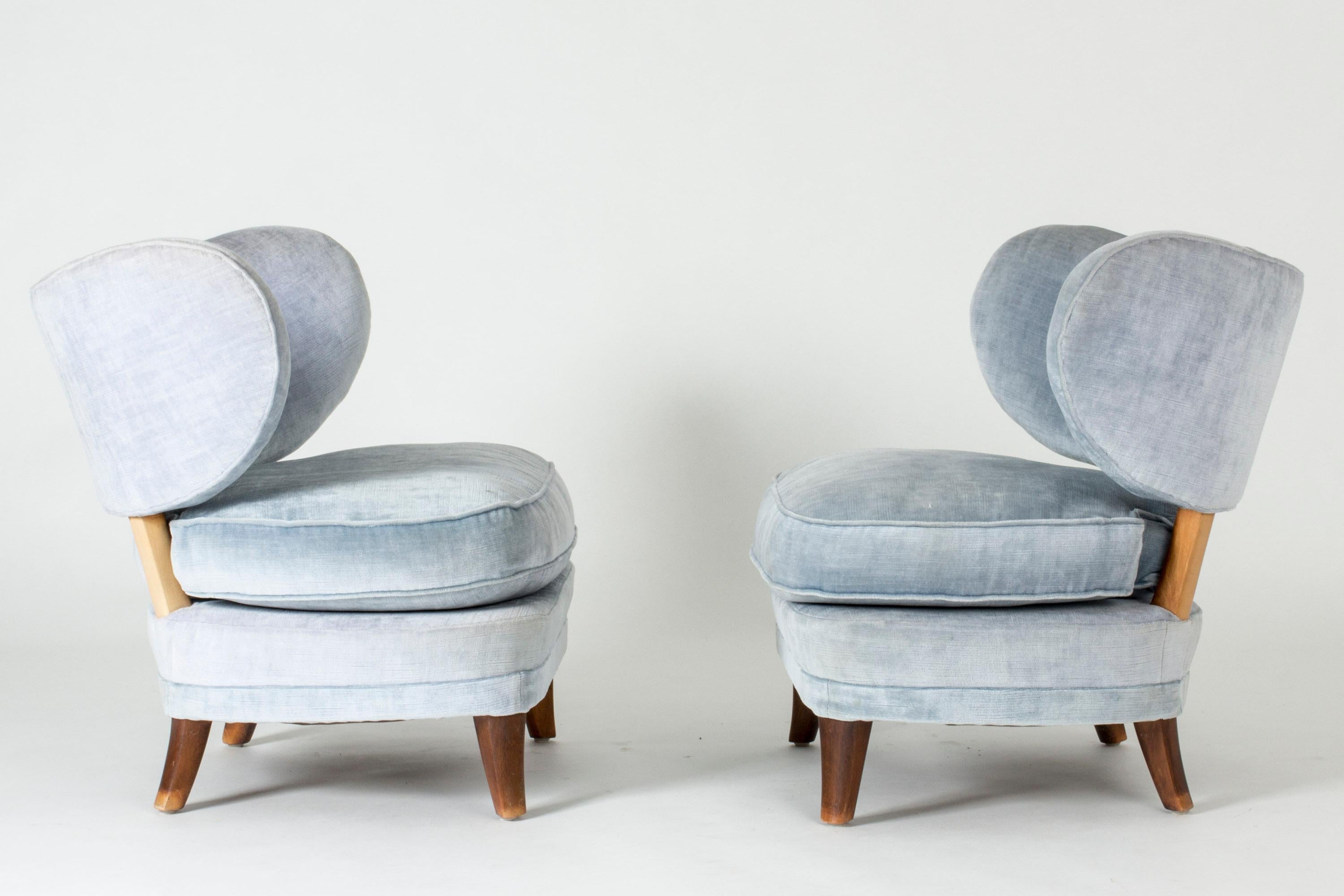 Scandinavian Modern Pair of Lounge Chairs by Otto Schulz for Boet, Denmark