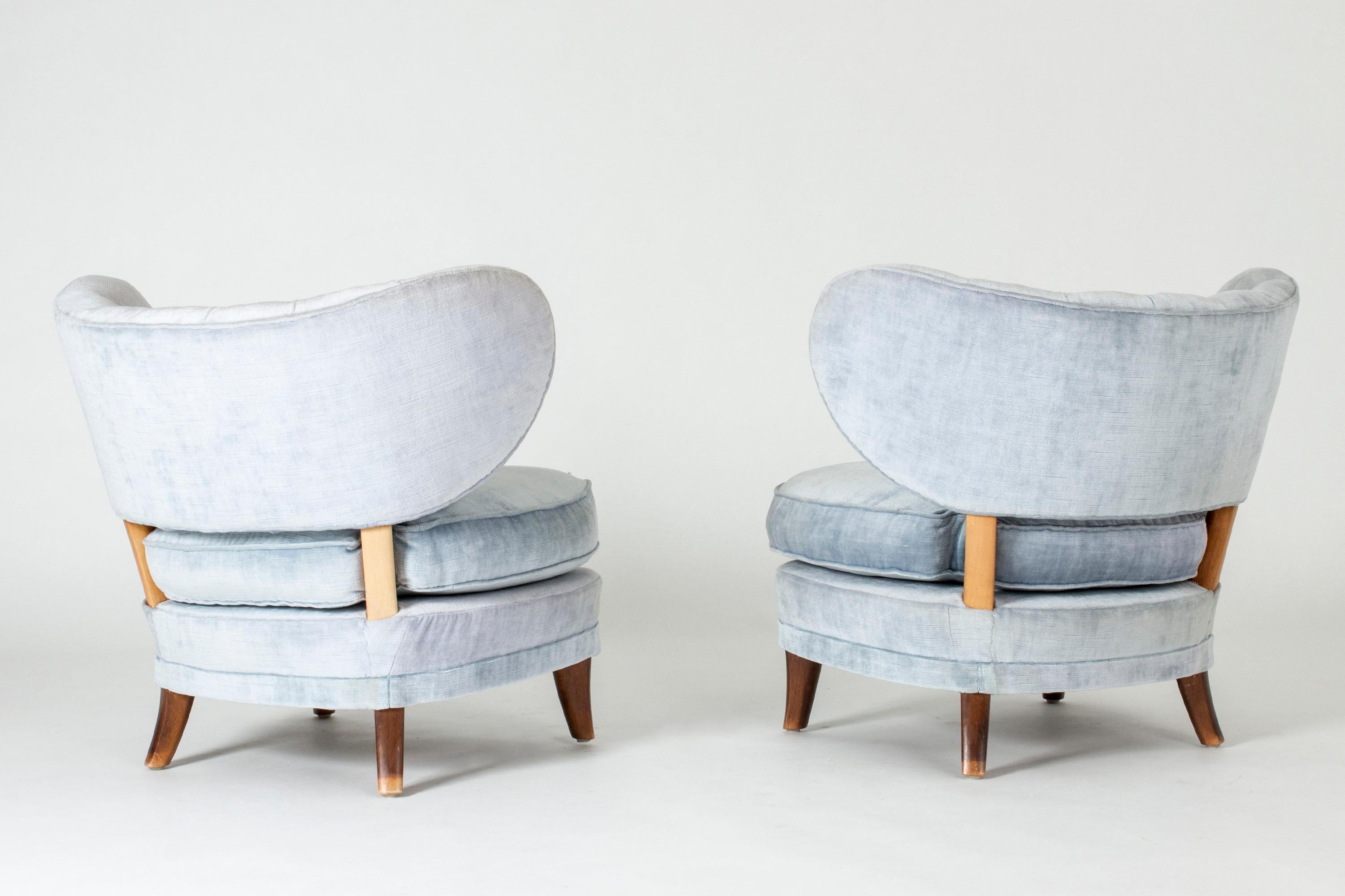 Danish Pair of Lounge Chairs by Otto Schulz for Boet, Denmark